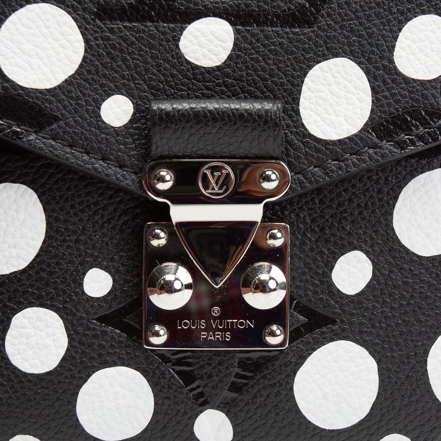 LOUIS VUITTON x Yayoi Kusama Limited Edition Infinity Dots Pochette Metis Shoulder Bag - Black