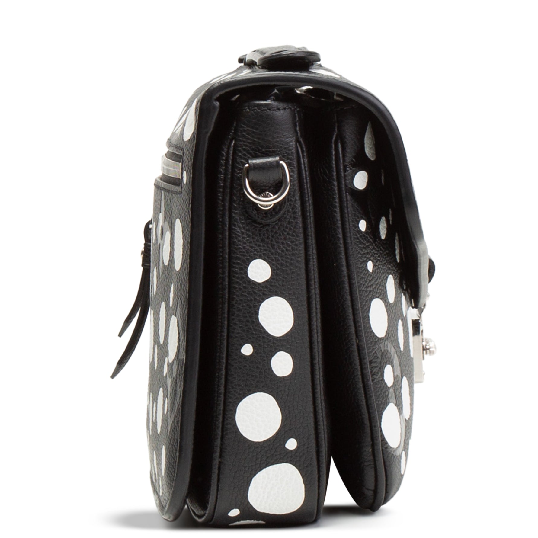 LOUIS VUITTON x Yayoi Kusama Limited Edition Infinity Dots Pochette Metis Shoulder Bag - Black