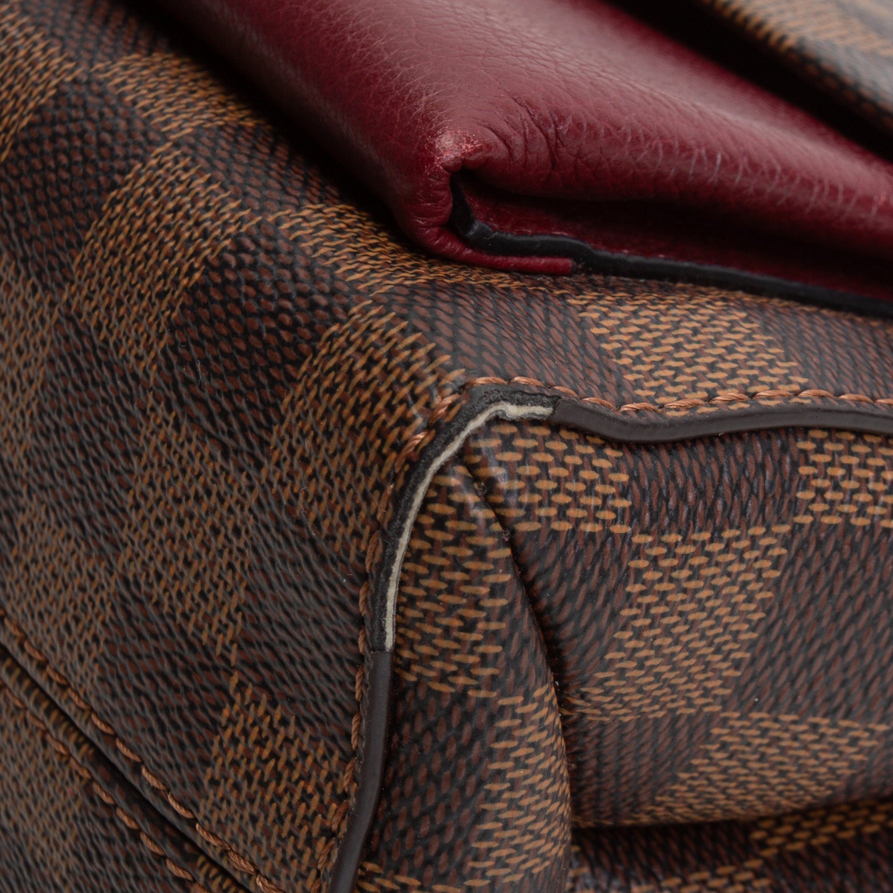 LOUIS VUITTON Vavin PM Damier Ebene - Burgundy