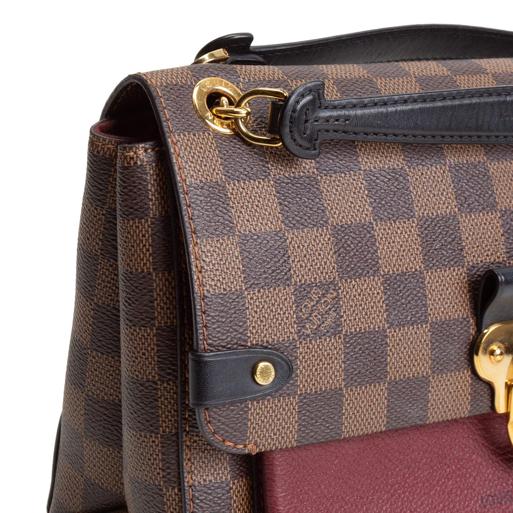 LOUIS VUITTON Vavin PM Damier Ebene - Burgundy