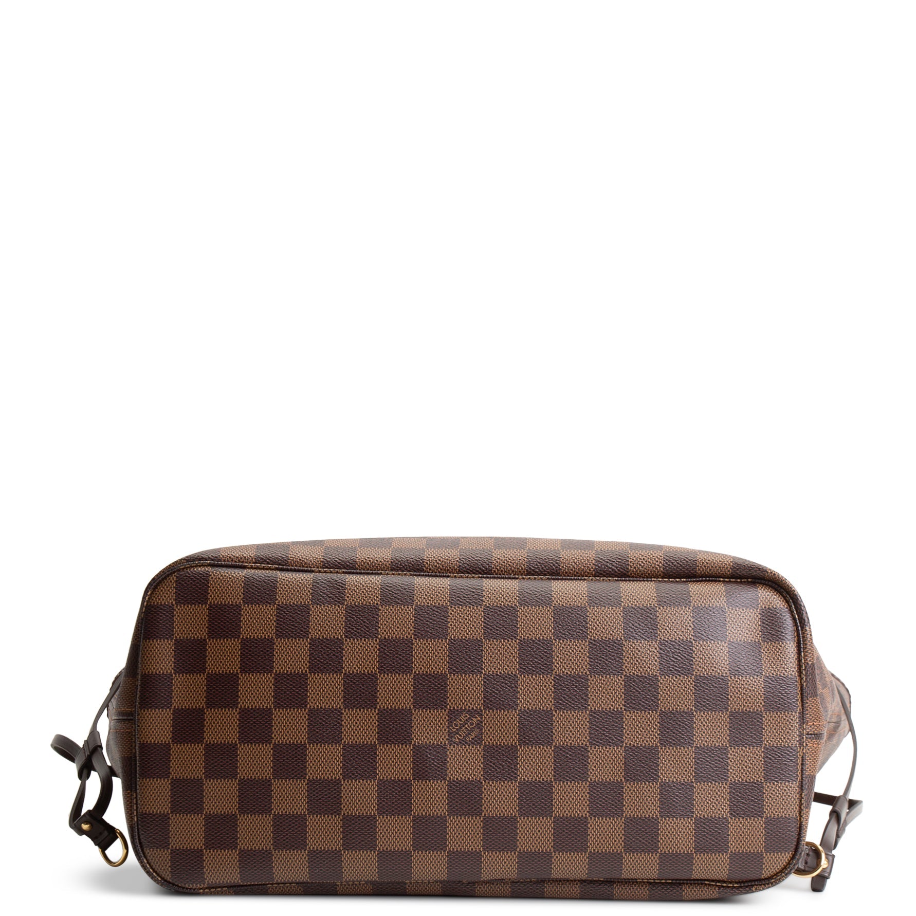 LOUIS VUITTON Damier Ebene Neverfull MM w/ pouch OUTLET FINAL SALE
