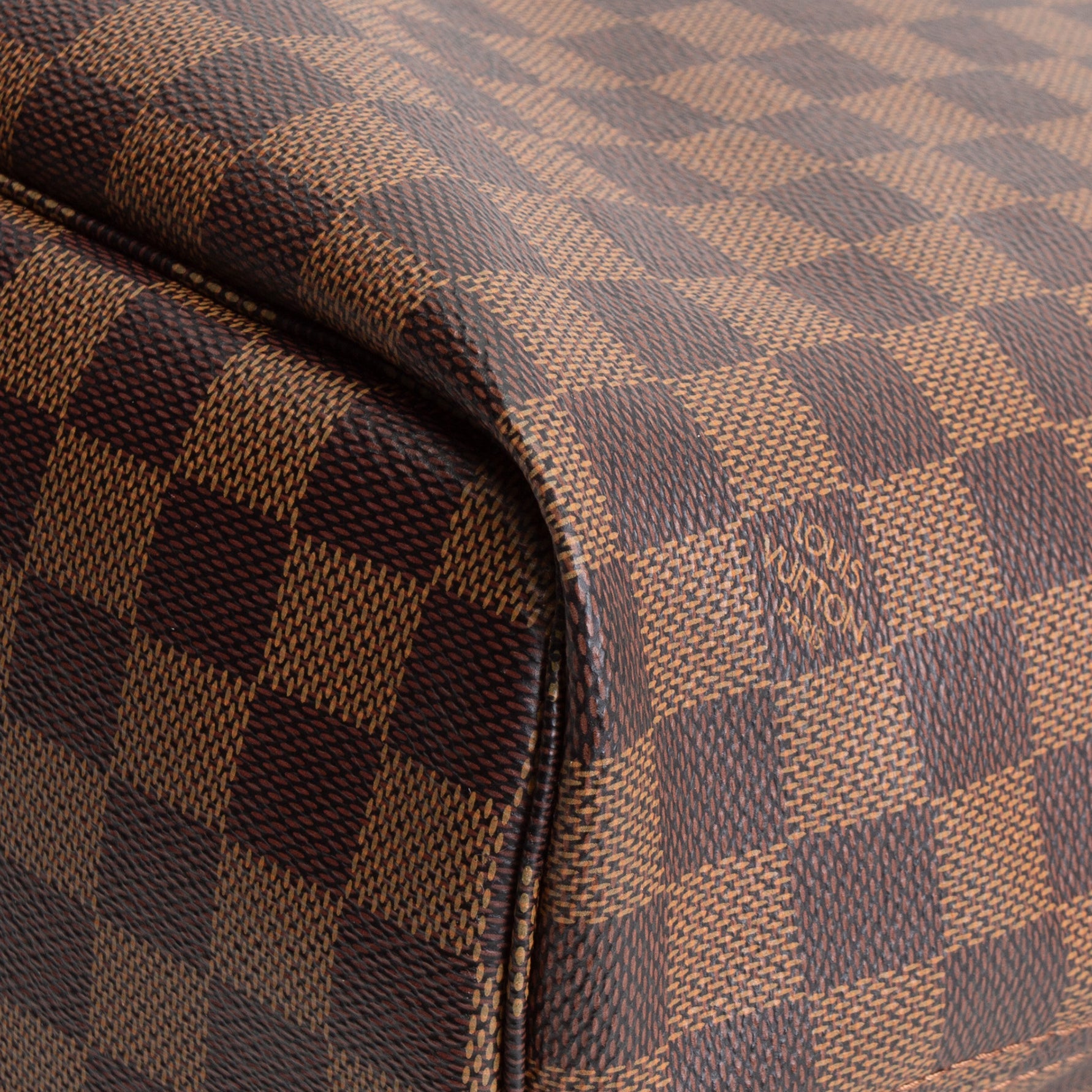 LOUIS VUITTON Damier Ebene Neverfull MM w/ pouch OUTLET FINAL SALE