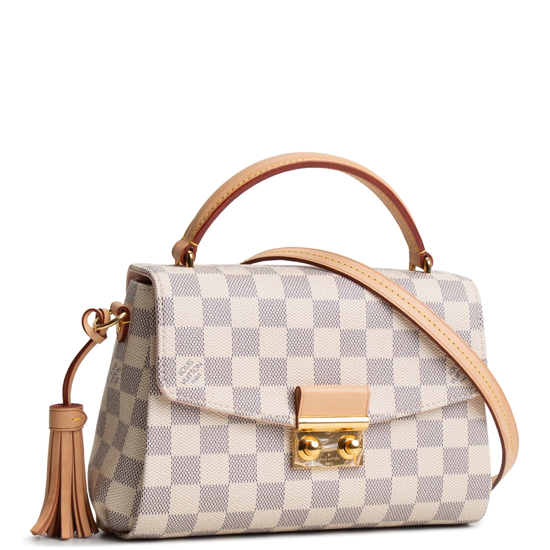 LOUIS VUITTON Damier Azur Croisette Shoulder Bag