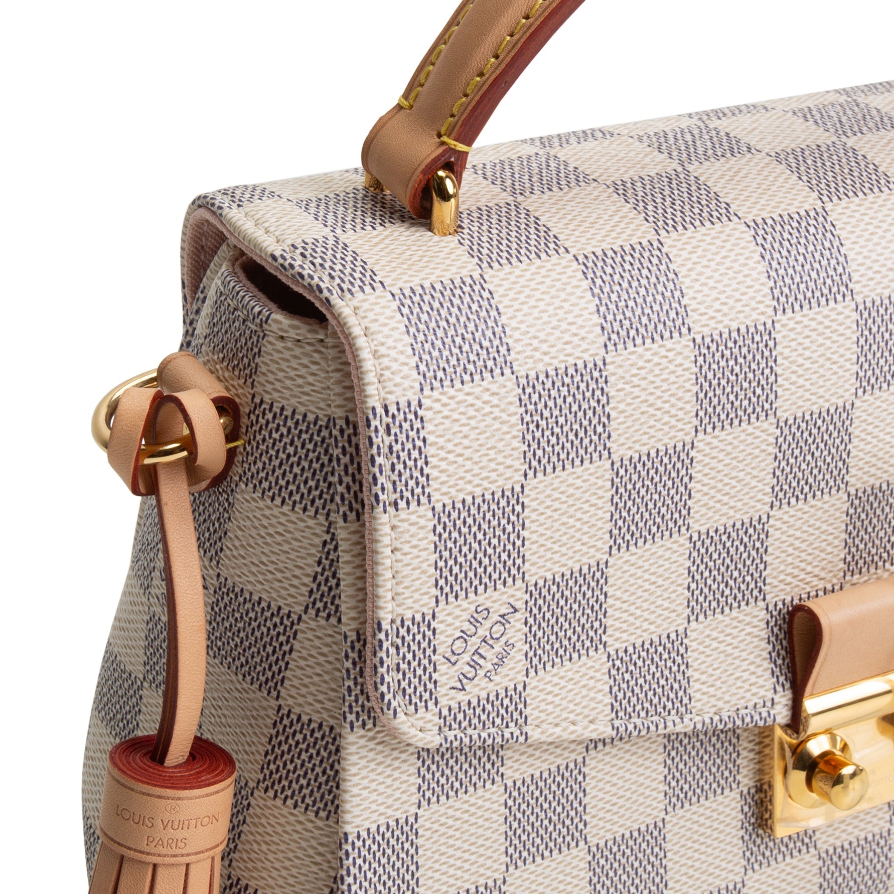 LOUIS VUITTON Damier Azur Croisette Shoulder Bag