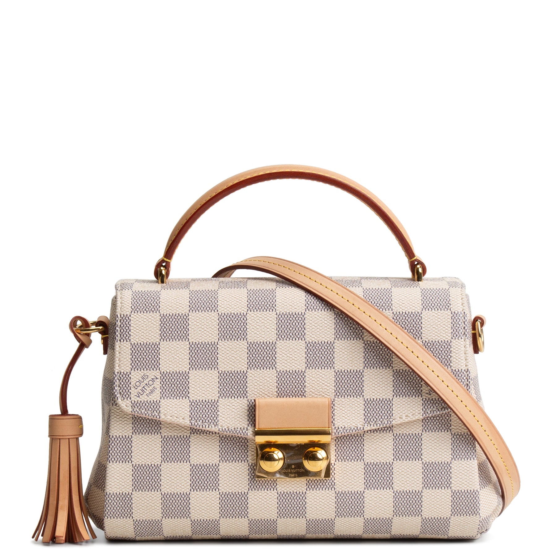 LOUIS VUITTON Damier Azur Croisette Shoulder Bag