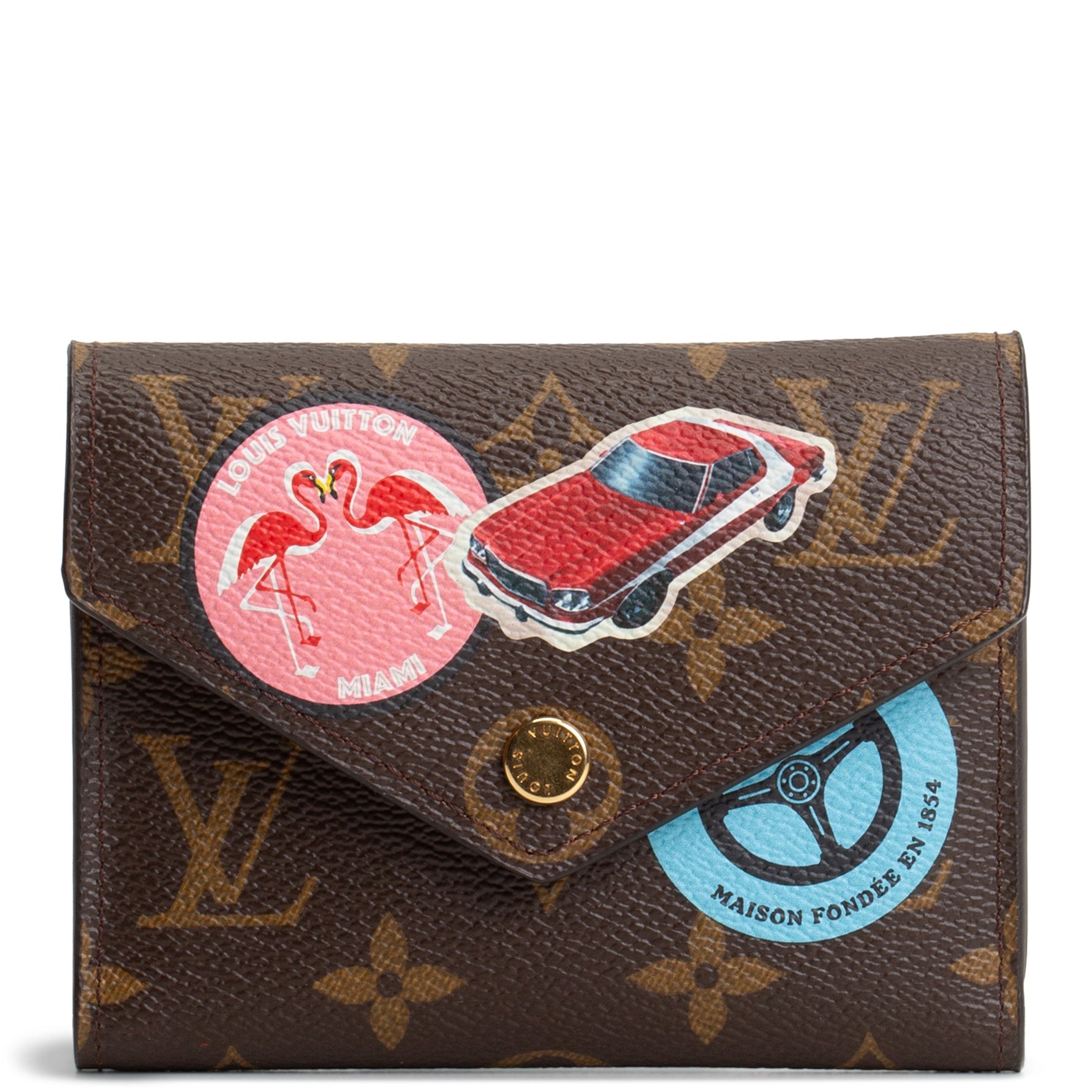 LOUIS VUITTON Victorine World Tour Monogram Wallet