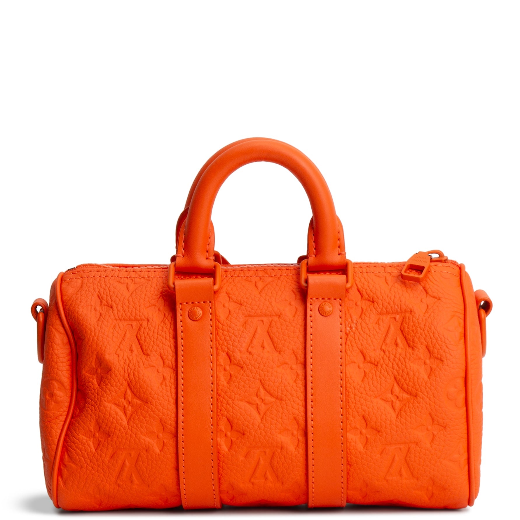 LOUIS VUITTON Taurillon Keepall Bandouliere 25 - Orange