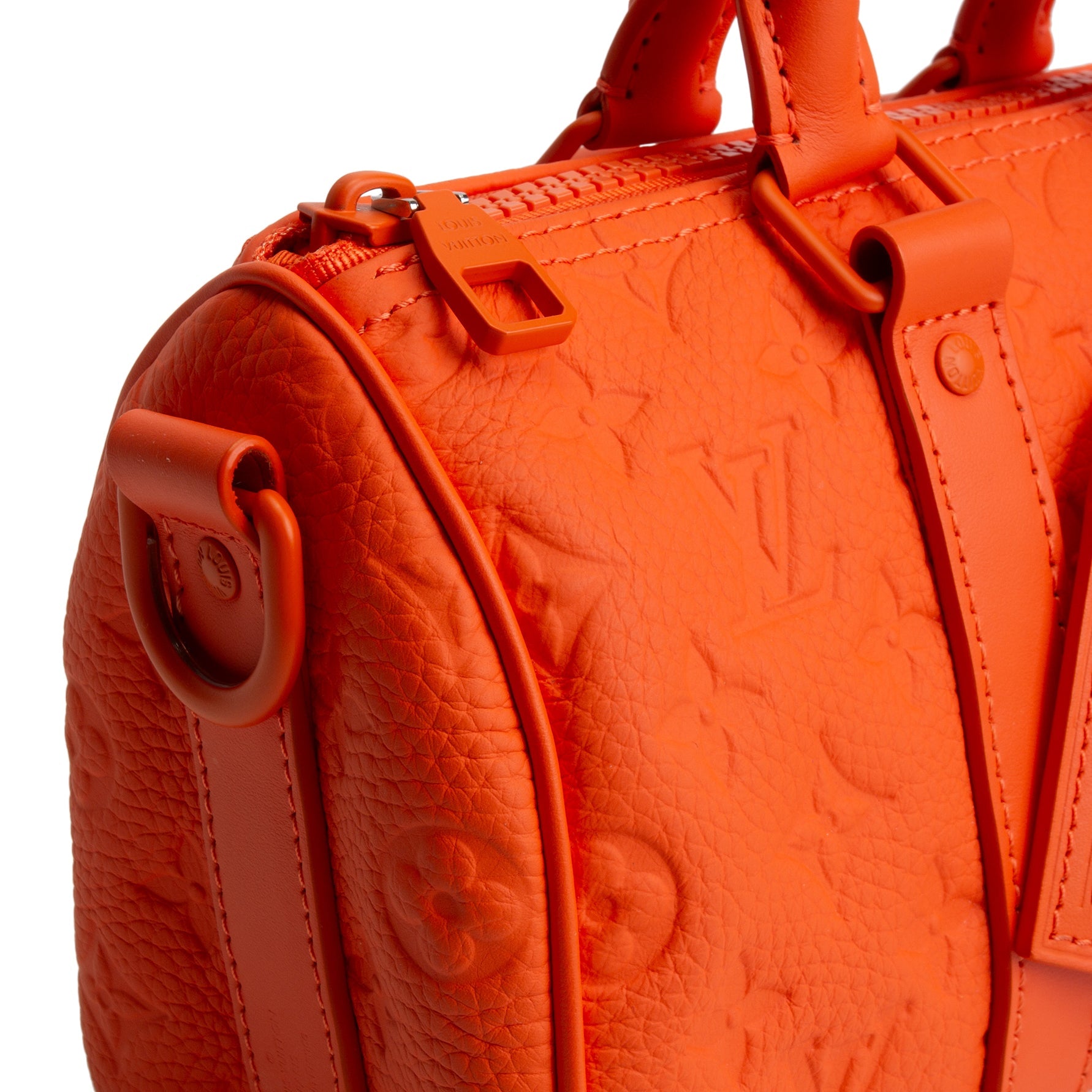 LOUIS VUITTON Taurillon Keepall Bandouliere 25 - Orange