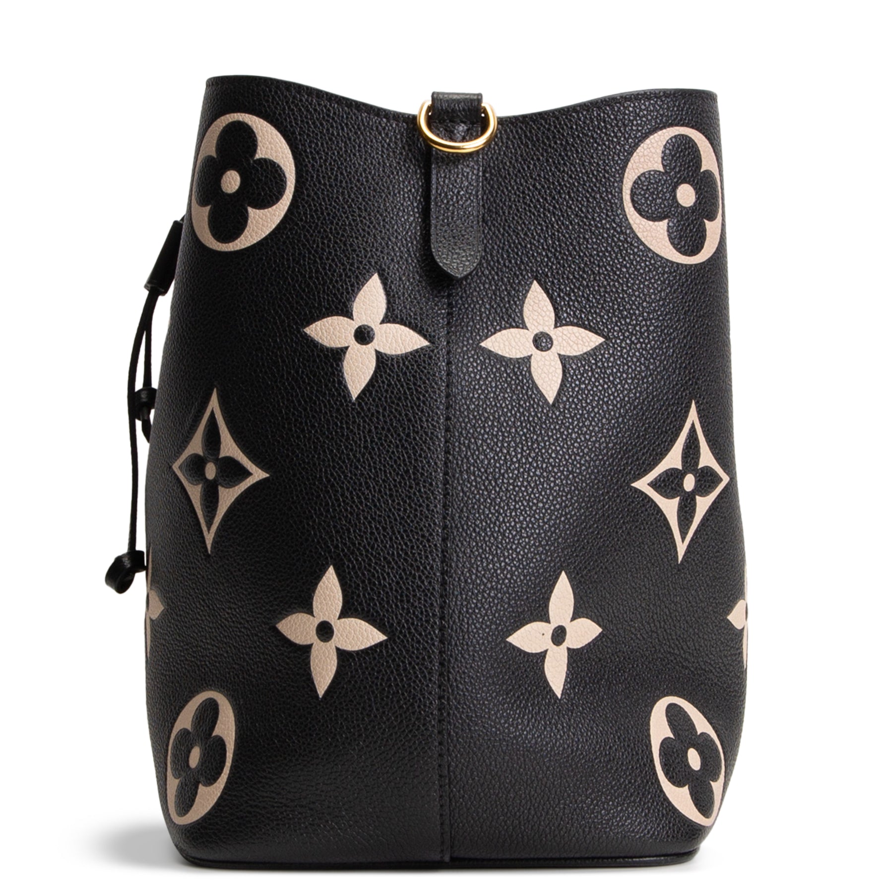LOUIS VUITTON Bicolor Empreinte Neonoe MM - Black/Beige