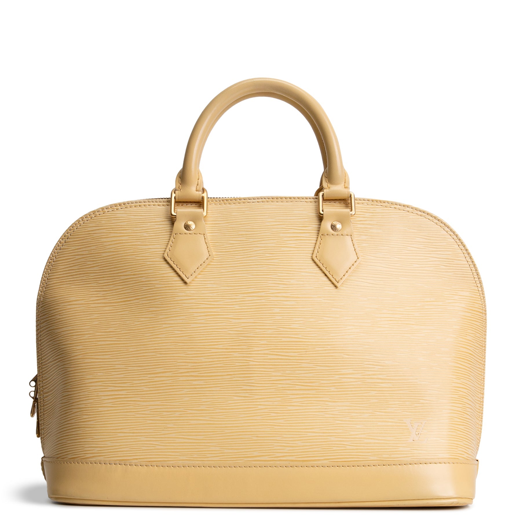 LOUIS VUITTON Vintage Epi Alma PM - Yellow