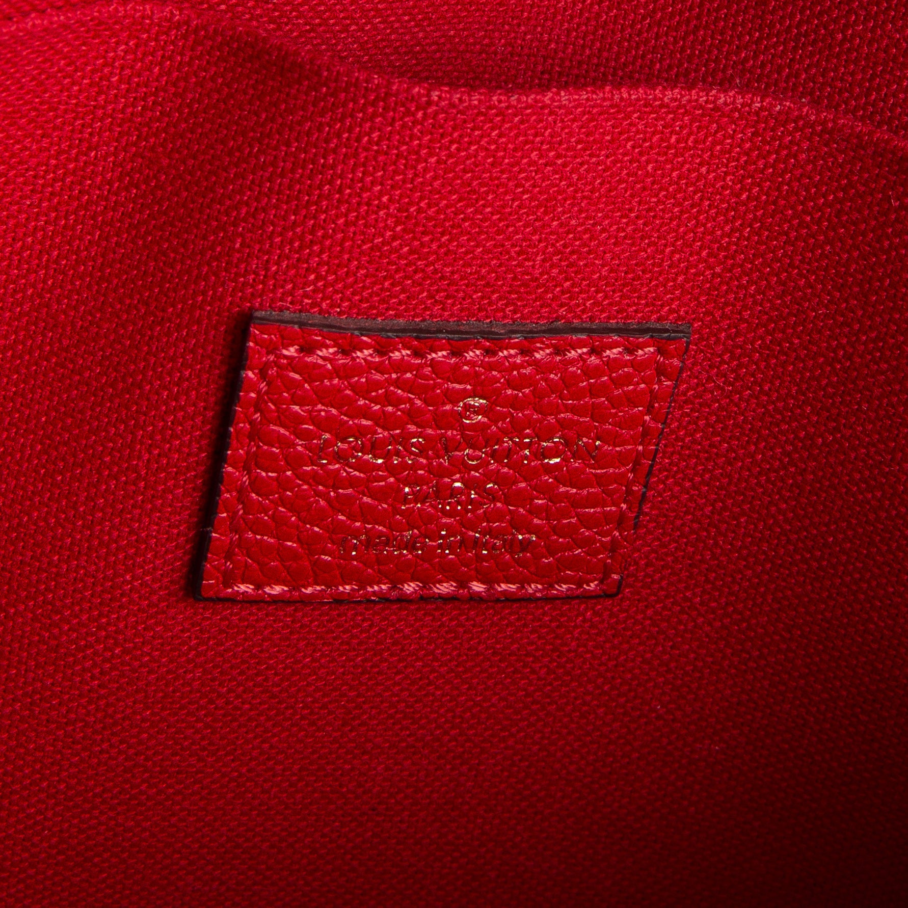 LOUIS VUITTON Empreinte Pochette Felicie - Red