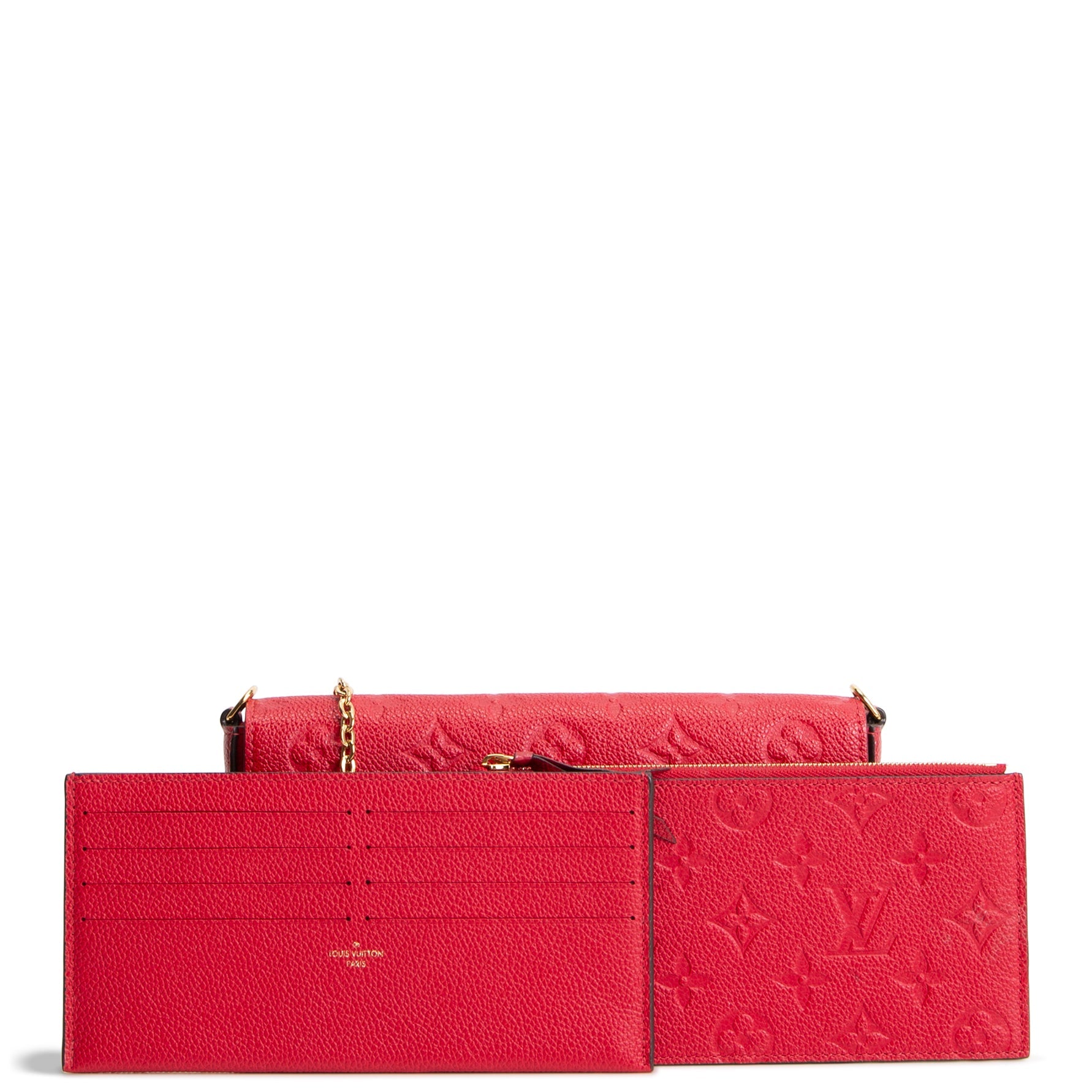 LOUIS VUITTON Empreinte Pochette Felicie - Red