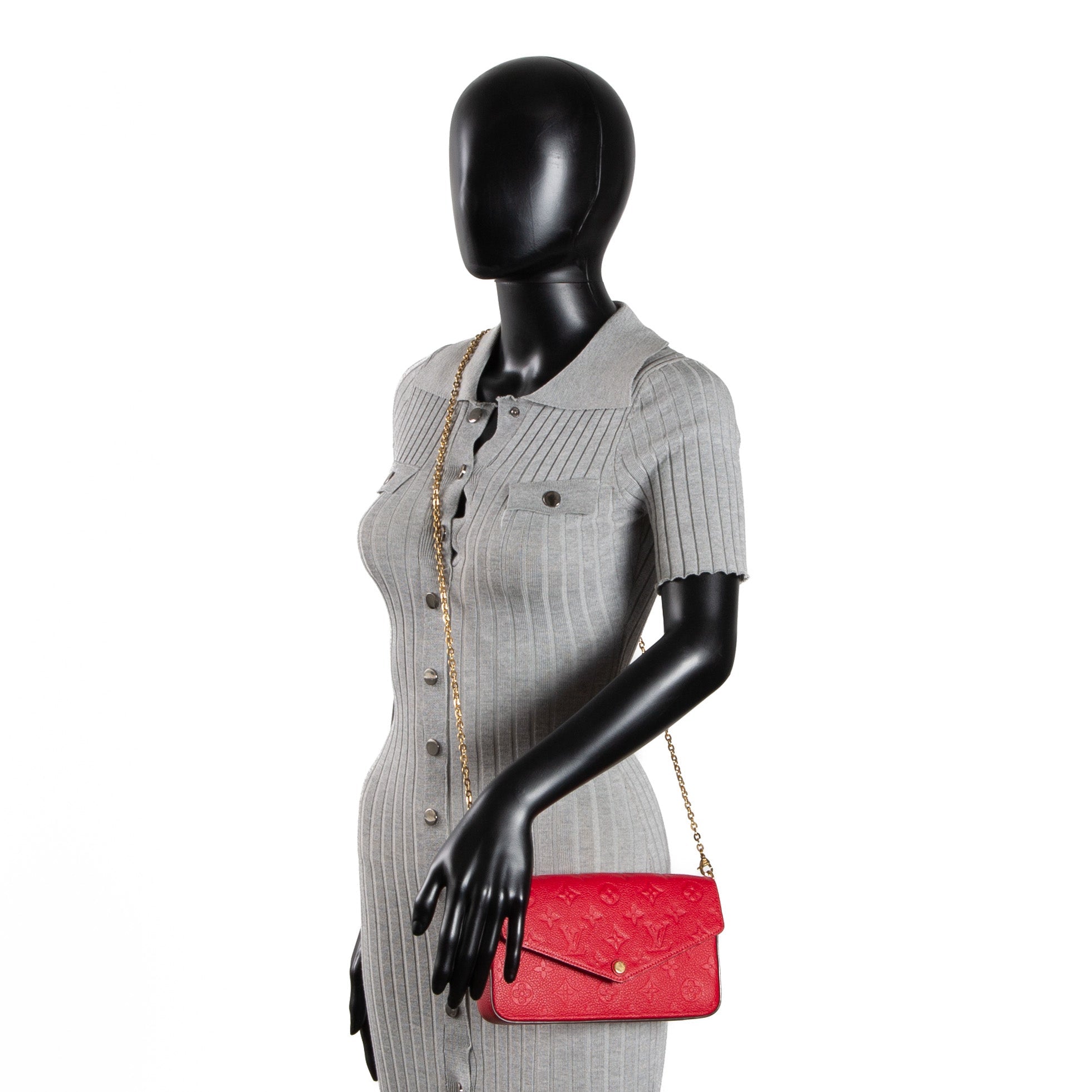 LOUIS VUITTON Empreinte Pochette Felicie - Red
