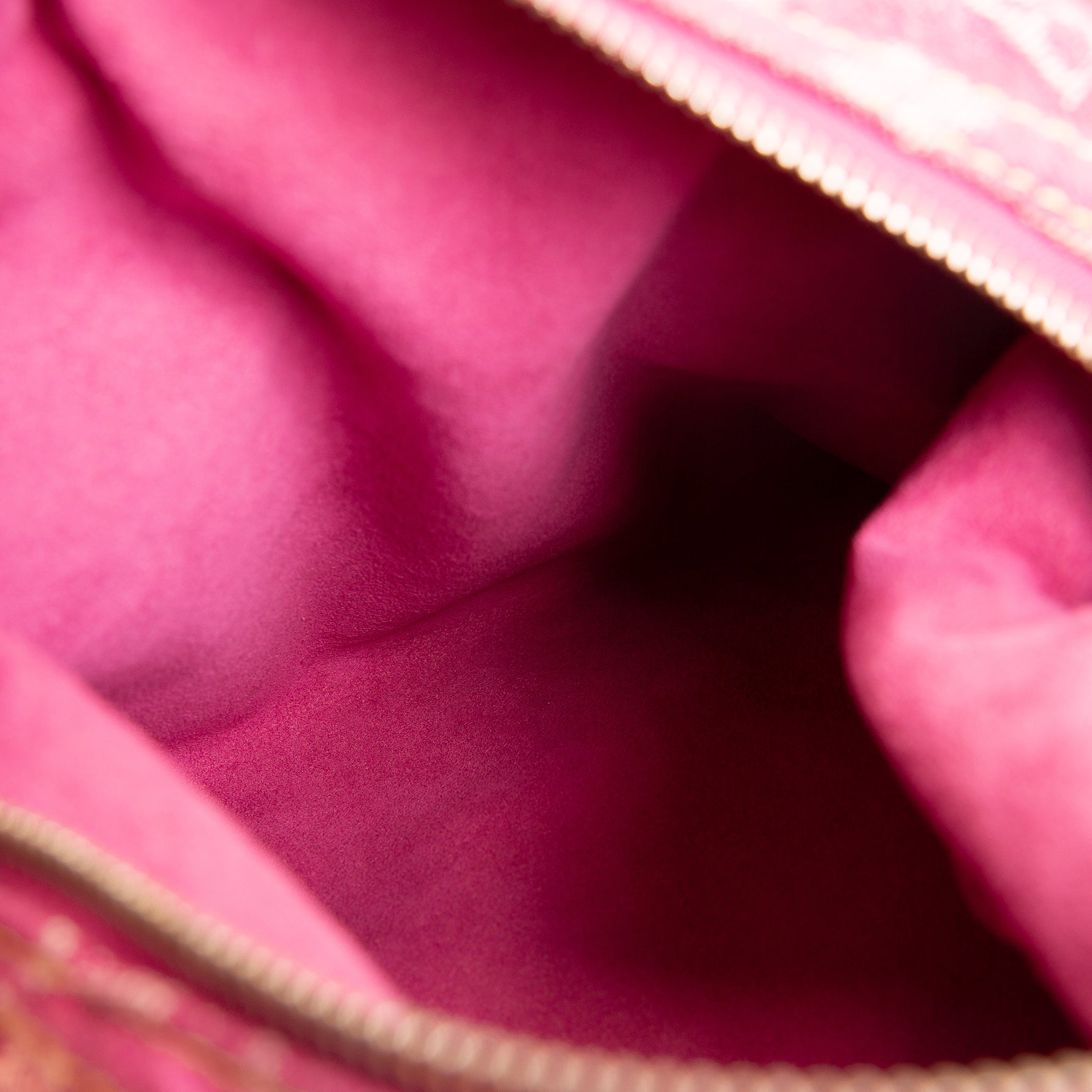 LOUIS VUITTON Vintage Monogram Denim Baggy PM - Pink