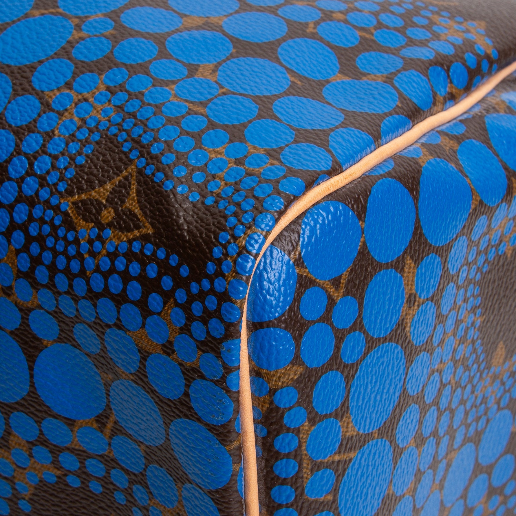 LOUIS VUITTON x Yayoi Kusama Blue Infinity Dots Monogram Speedy 30