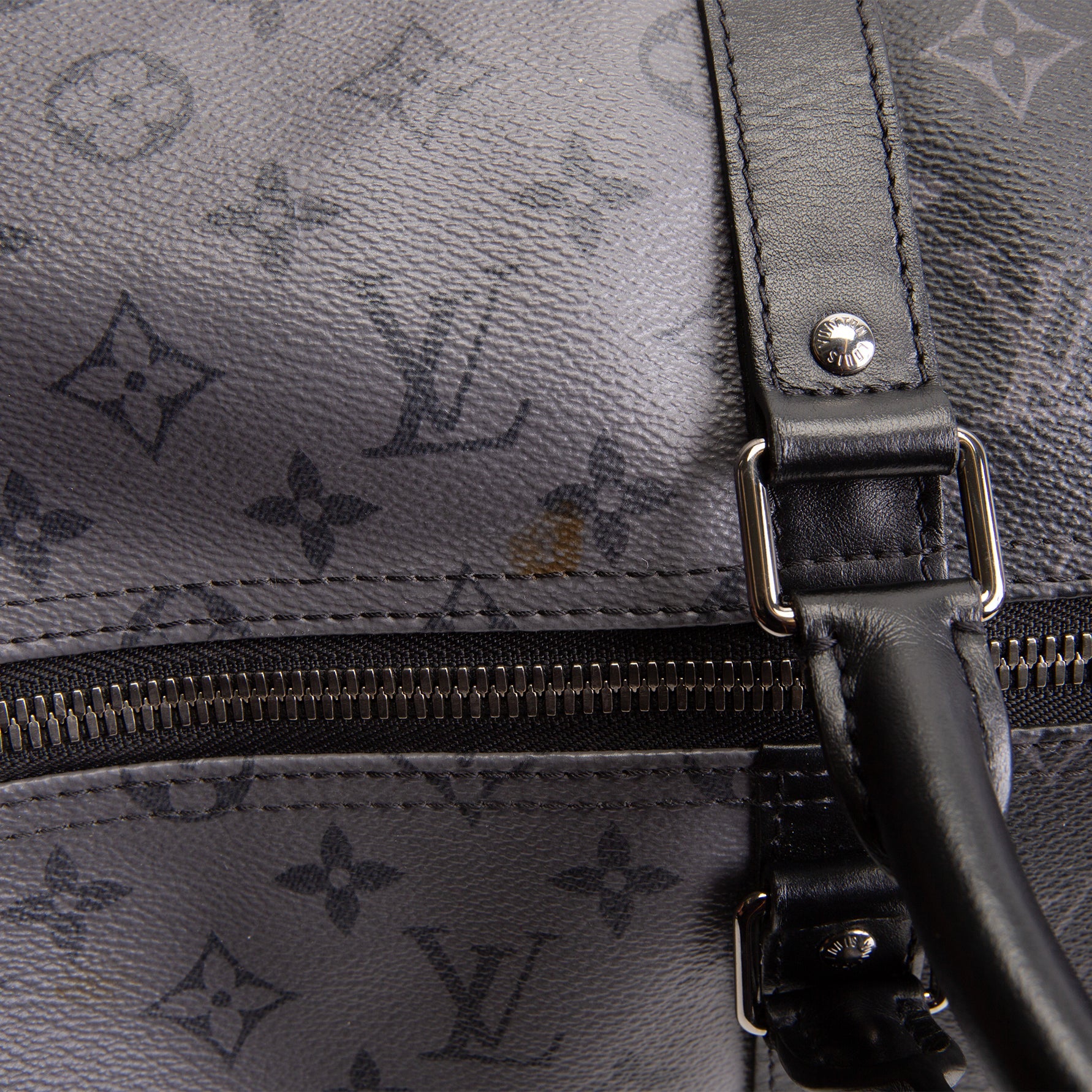 LOUIS VUITTON Monogram Eclipse Keepall Bandouliere 50