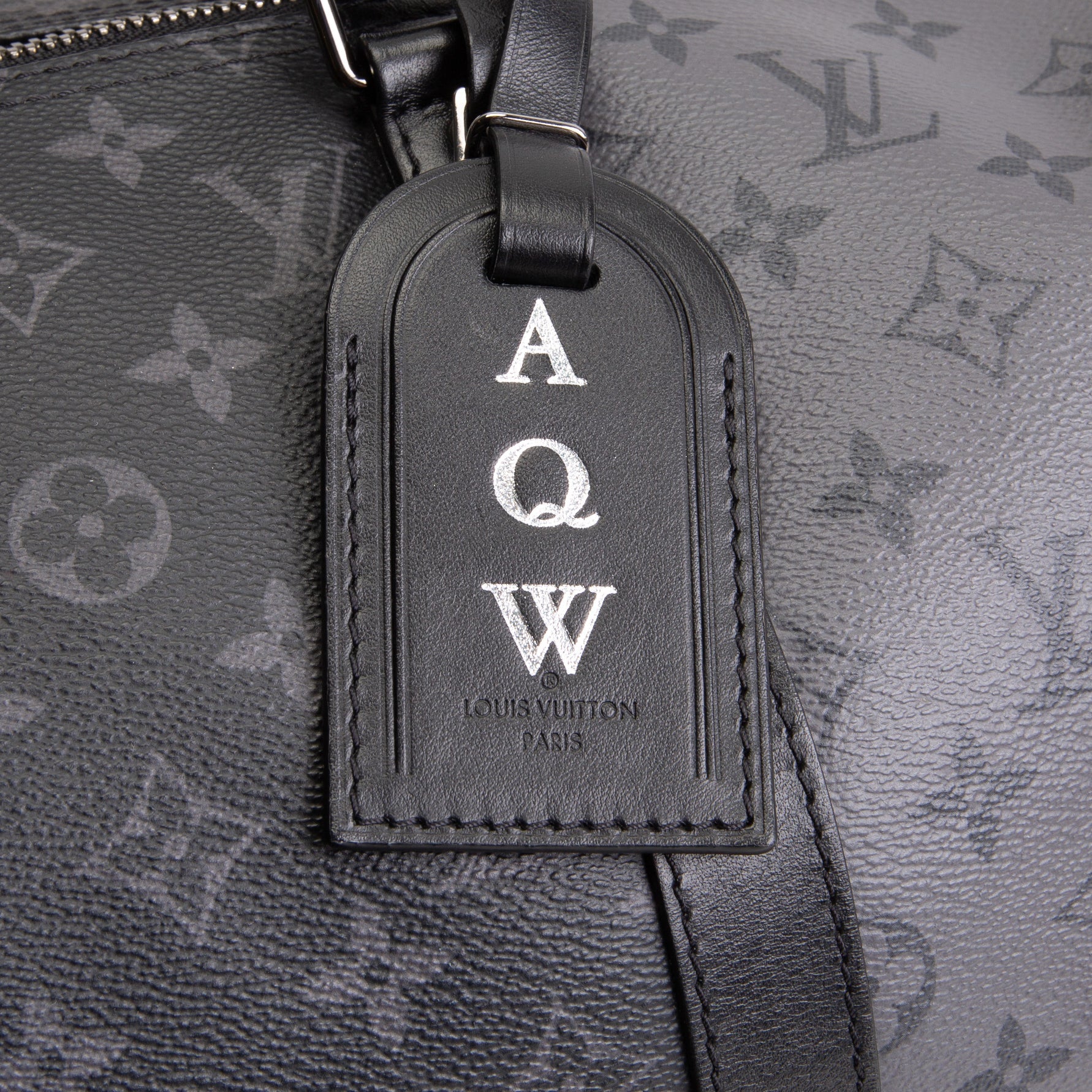 LOUIS VUITTON Monogram Eclipse Keepall Bandouliere 50