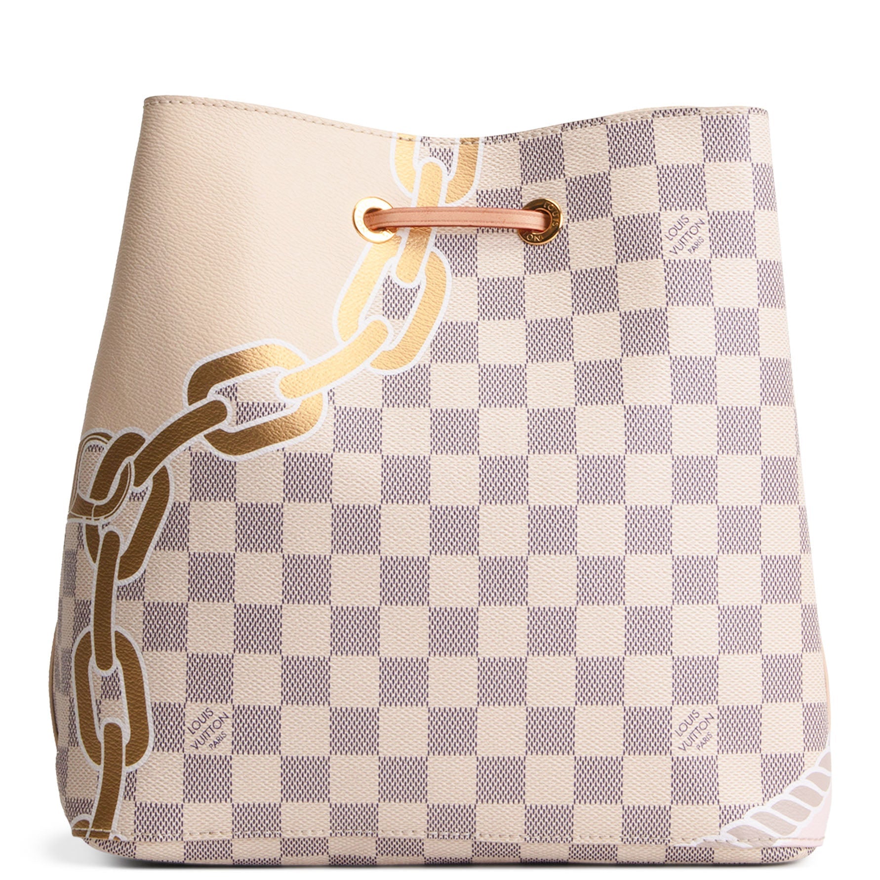 LOUIS VUITTON Damier Azur Nautical NeoNoe Bucket Bag MM