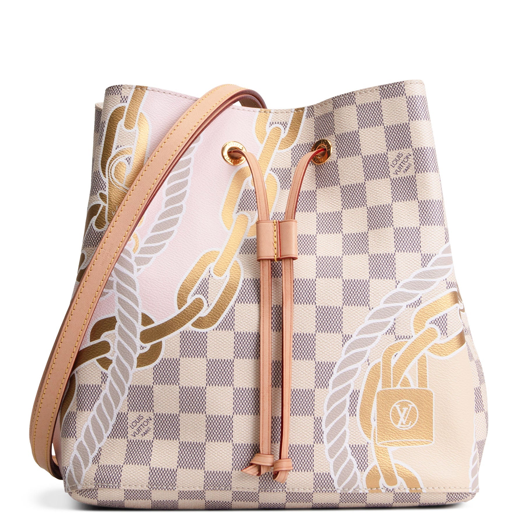 LOUIS VUITTON Damier Azur Nautical NeoNoe Bucket Bag MM