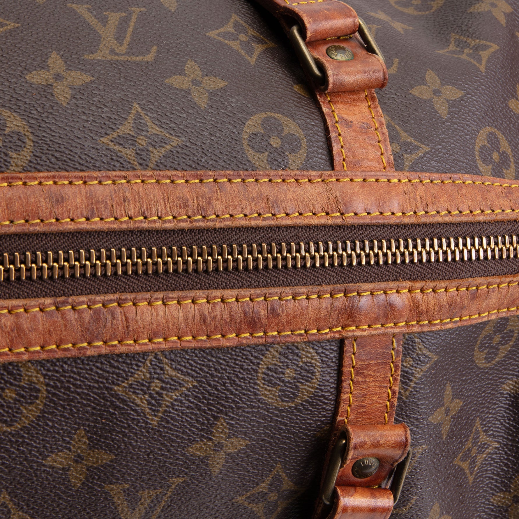 LOUIS VUITTON Vintage Sac Souple 35 Monogram OUTLET FINAL SALE
