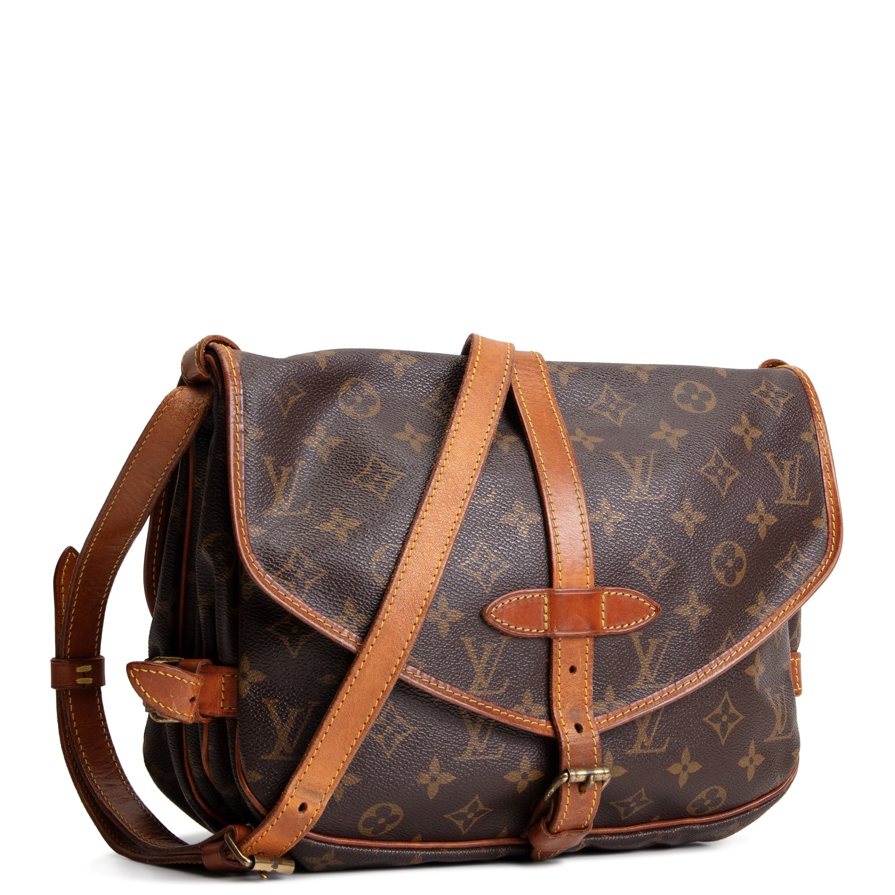 LOUIS VUITTON Vintage Monogram Saumur 30 - OUTLET FINAL SALE