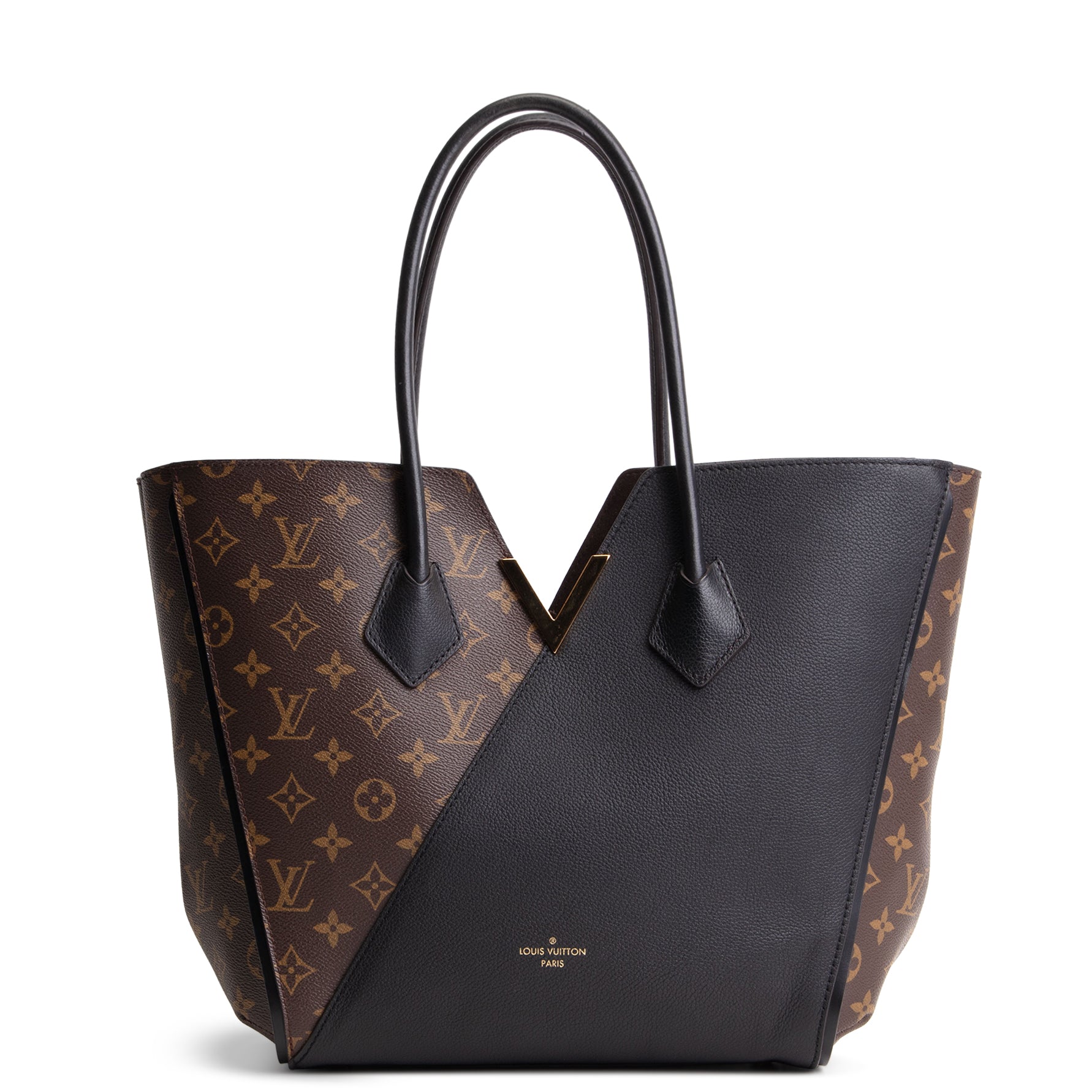 LOUIS VUITTON Monogram Kimono Tote MM - Black