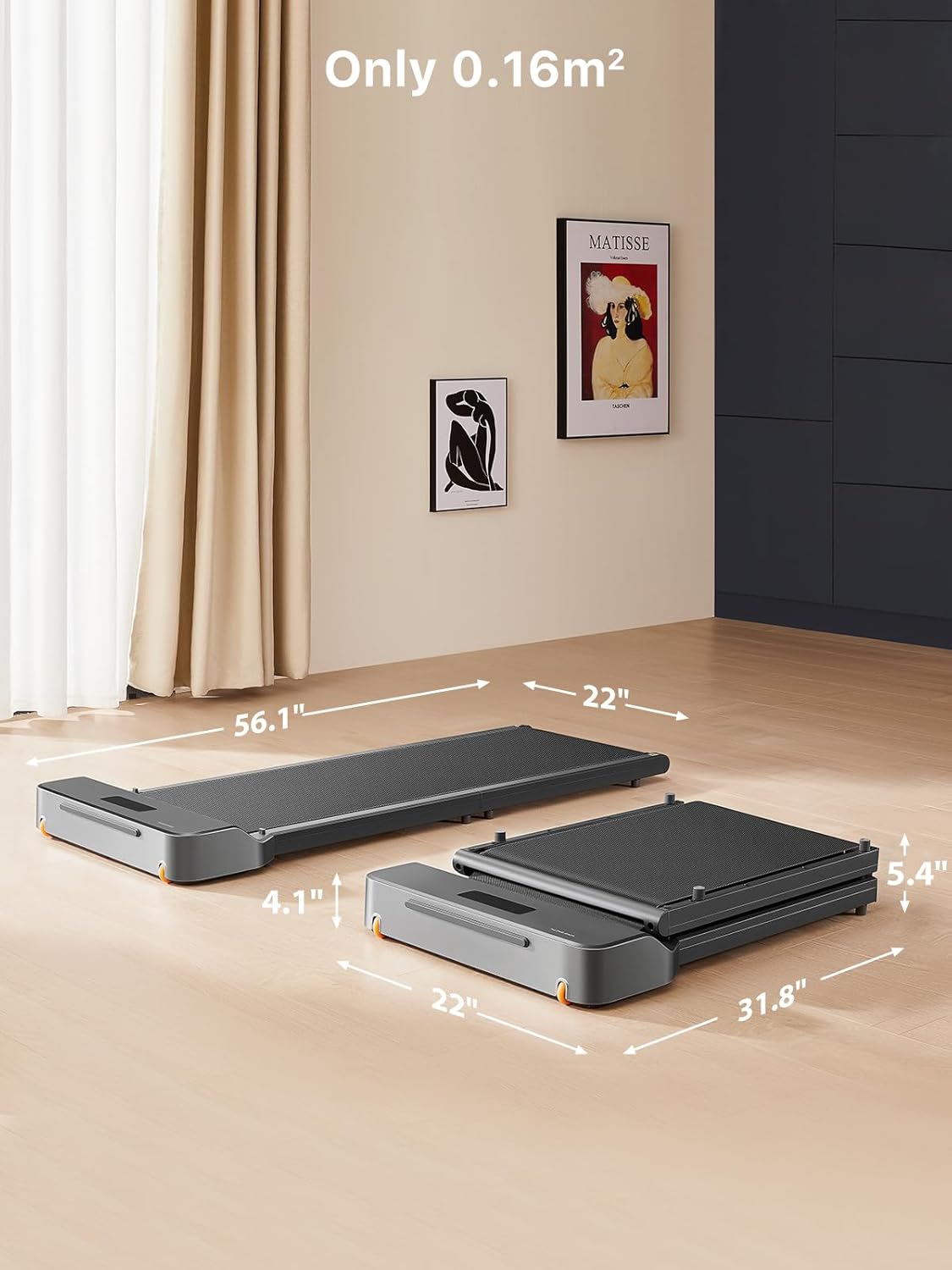Multifunctional Foldable Walking Pad
