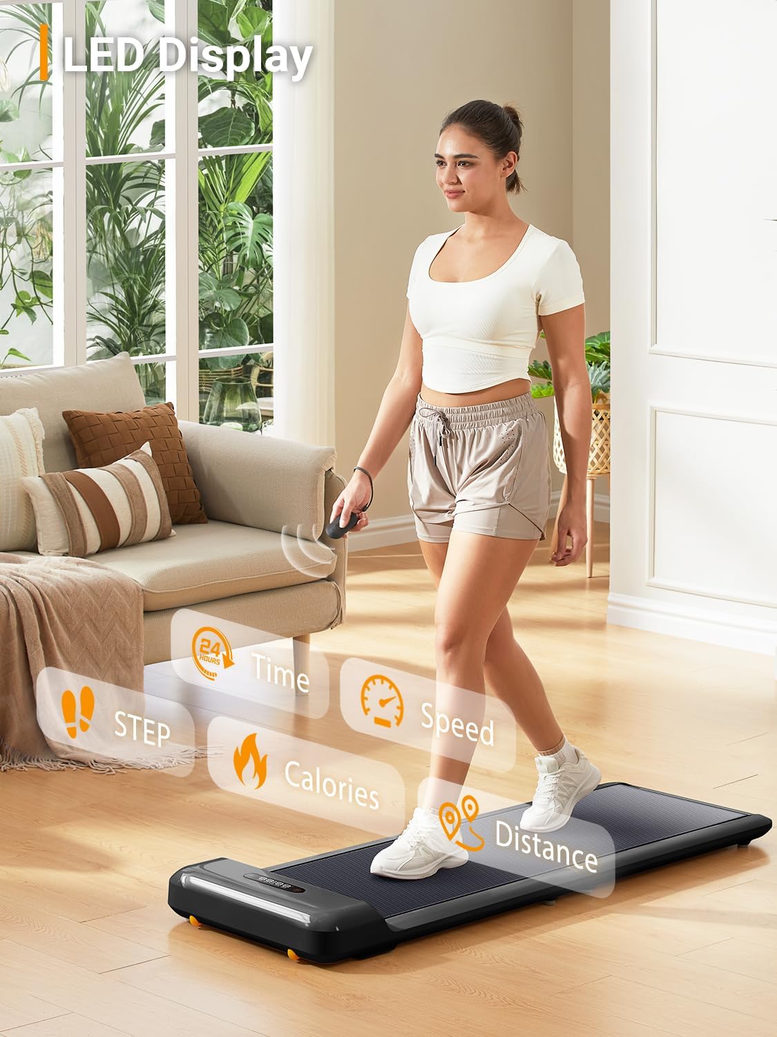 Multifunctional Foldable Walking Pad
