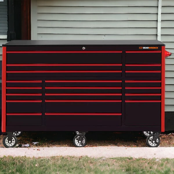 InfinityTool 990 – 20-Drawer Tool Cart with Top Cabinet & 990 Tools Included
