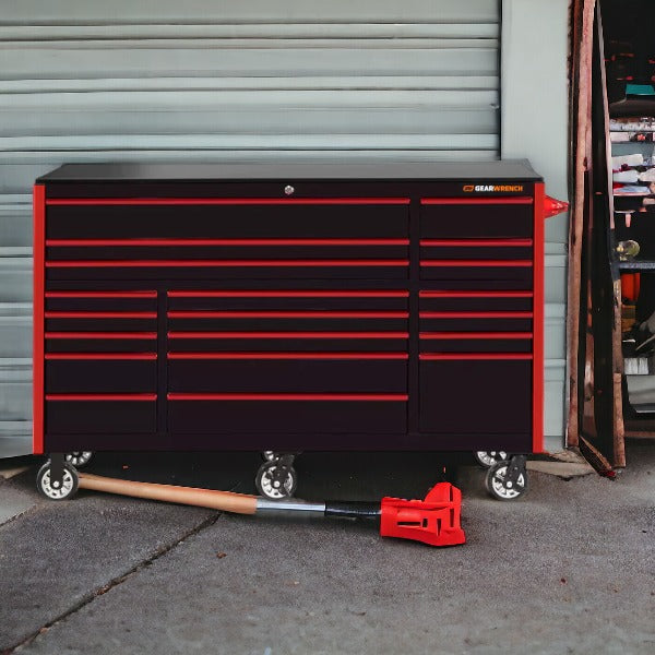 InfinityTool 990 – 20-Drawer Tool Cart with Top Cabinet & 990 Tools Included
