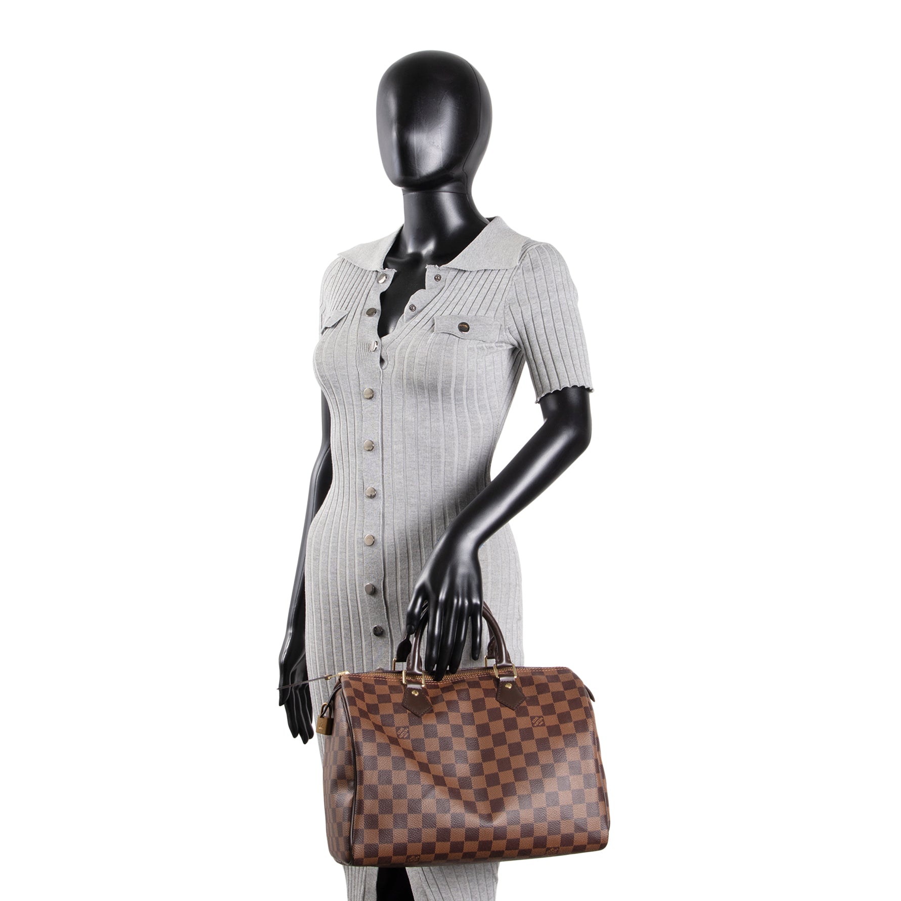 LOUIS VUITTON Damier Ebene Speedy 30