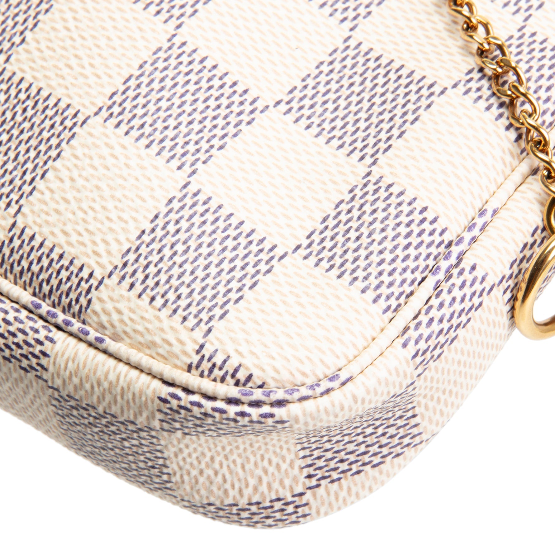 LOUIS VUITTON Damier Azur Mini Pochette Accessoires