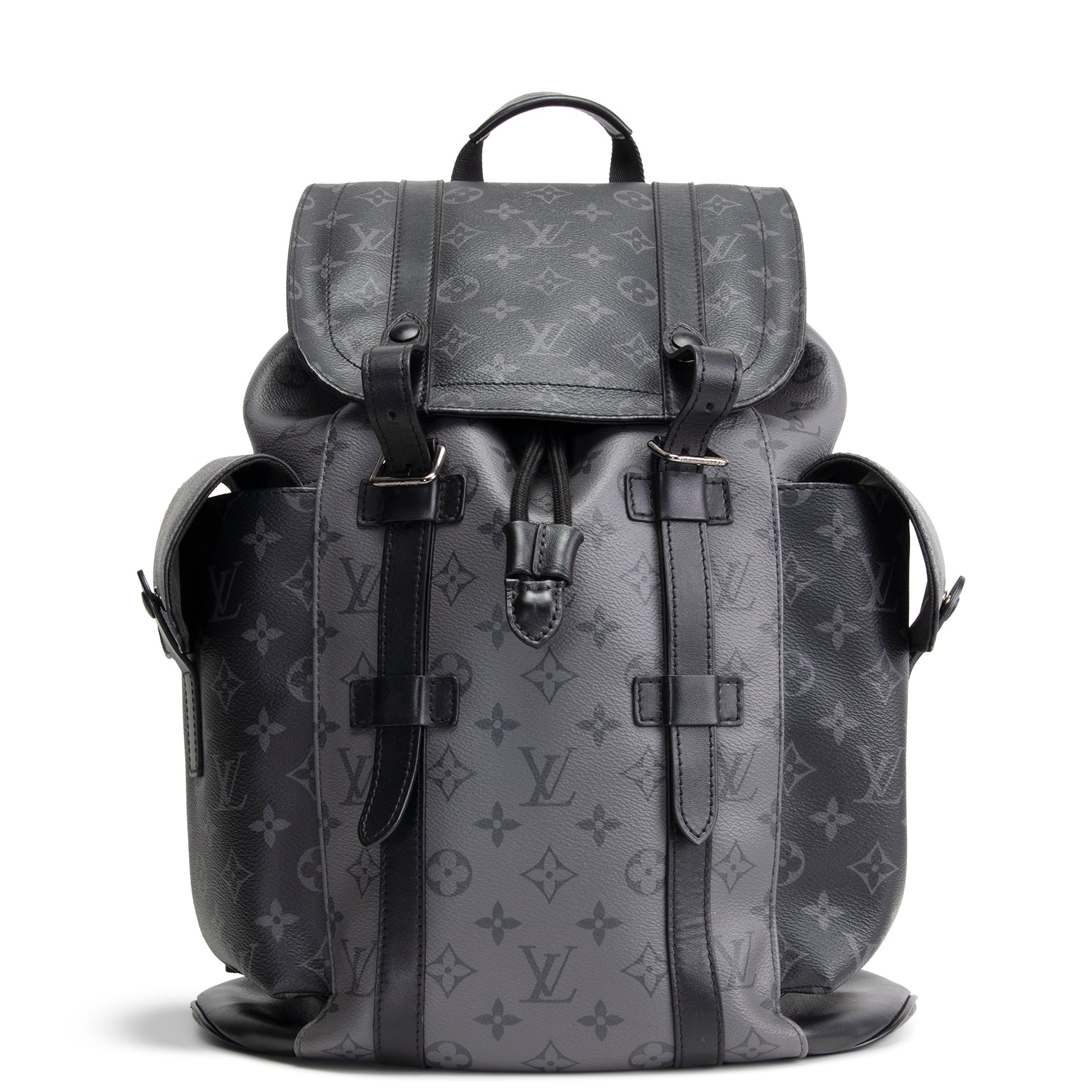 LOUIS VUITTON Christopher Backpack Reverse Monogram Eclipse OUTLET FINAL SALE