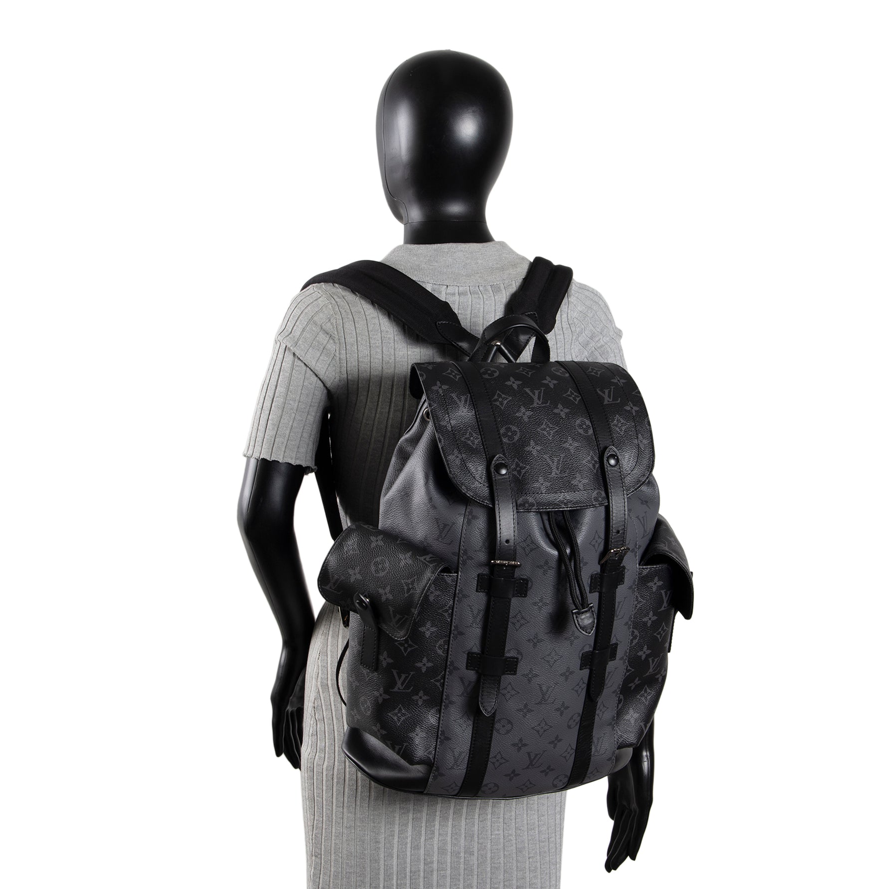 LOUIS VUITTON Reverse Eclipse Monogram Christopher Backpack