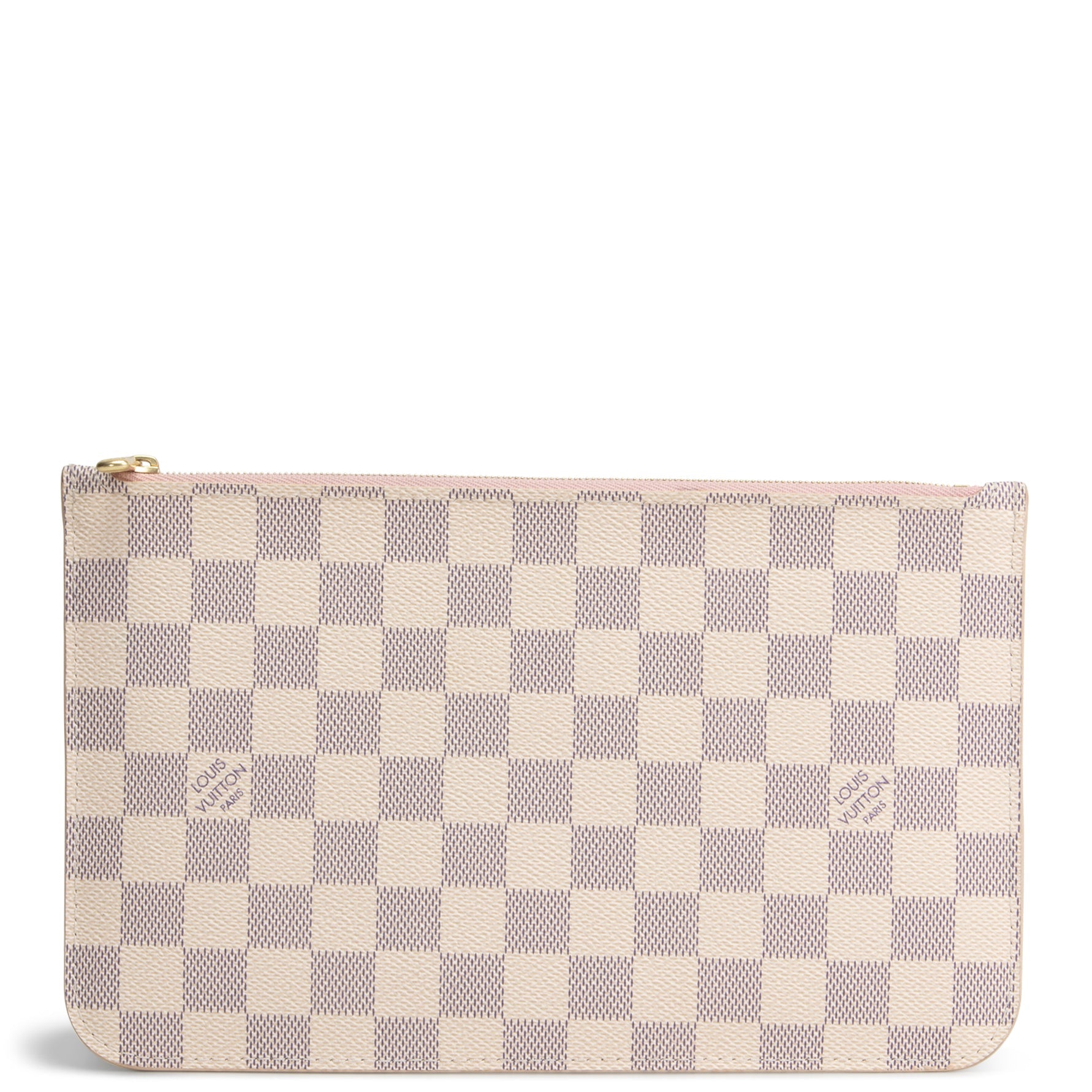 LOUIS VUITTON Neverfull Pouch - Damier Azur