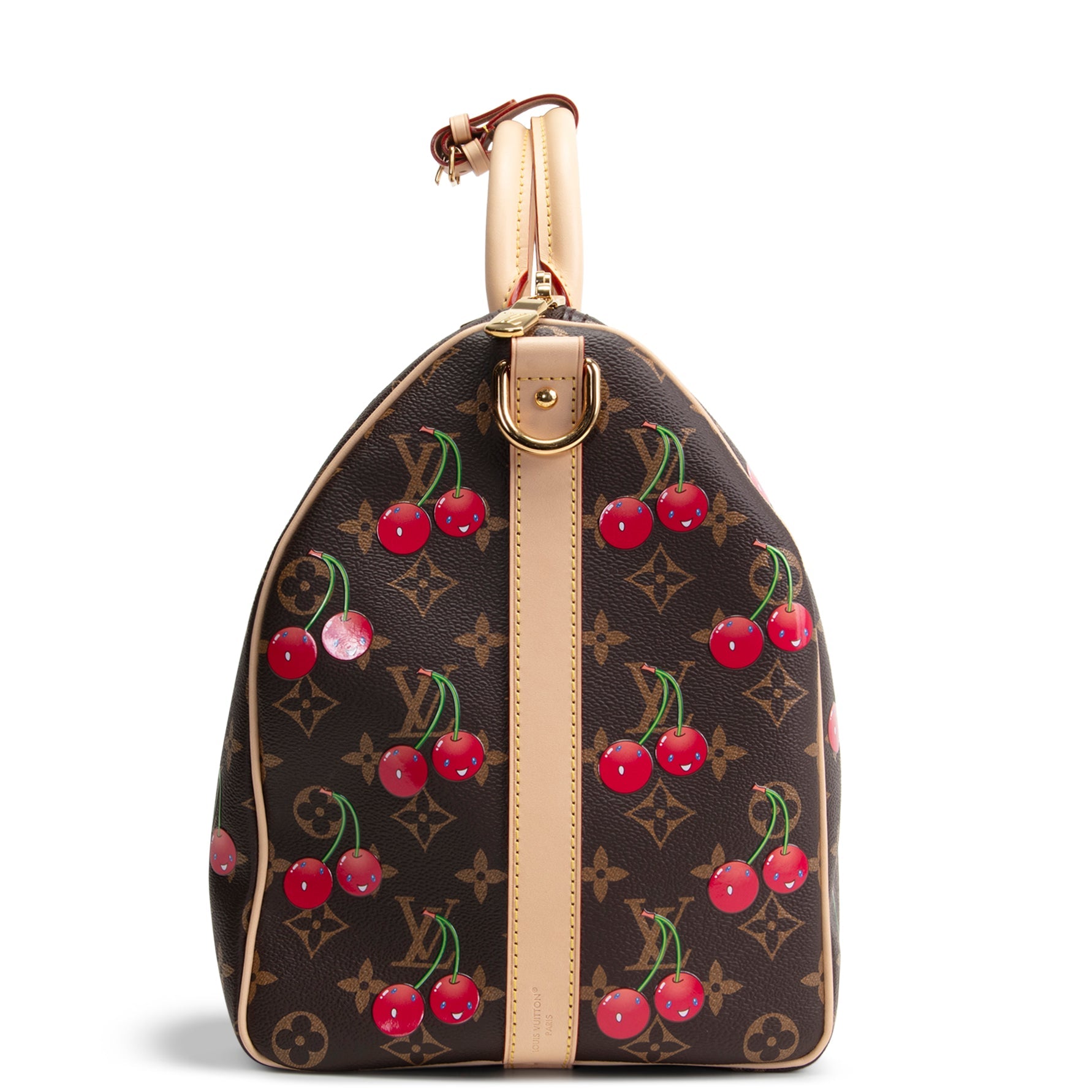 LOUIS VUITTON x Murakami Monogram Cerises Keepall Bandouliere 45