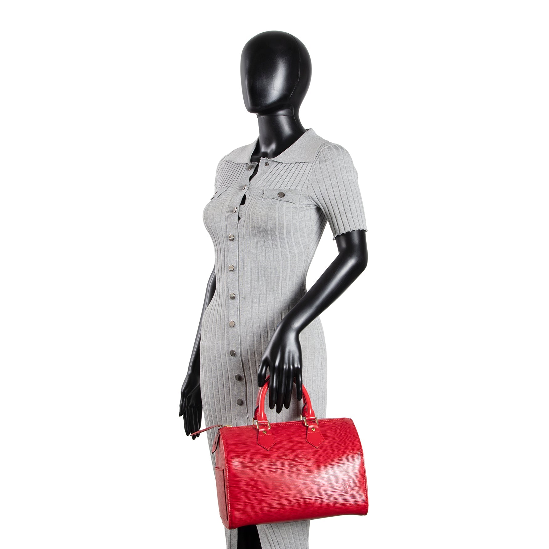 LOUIS VUITTON Vintage Epi Leather Speedy 25 - Red