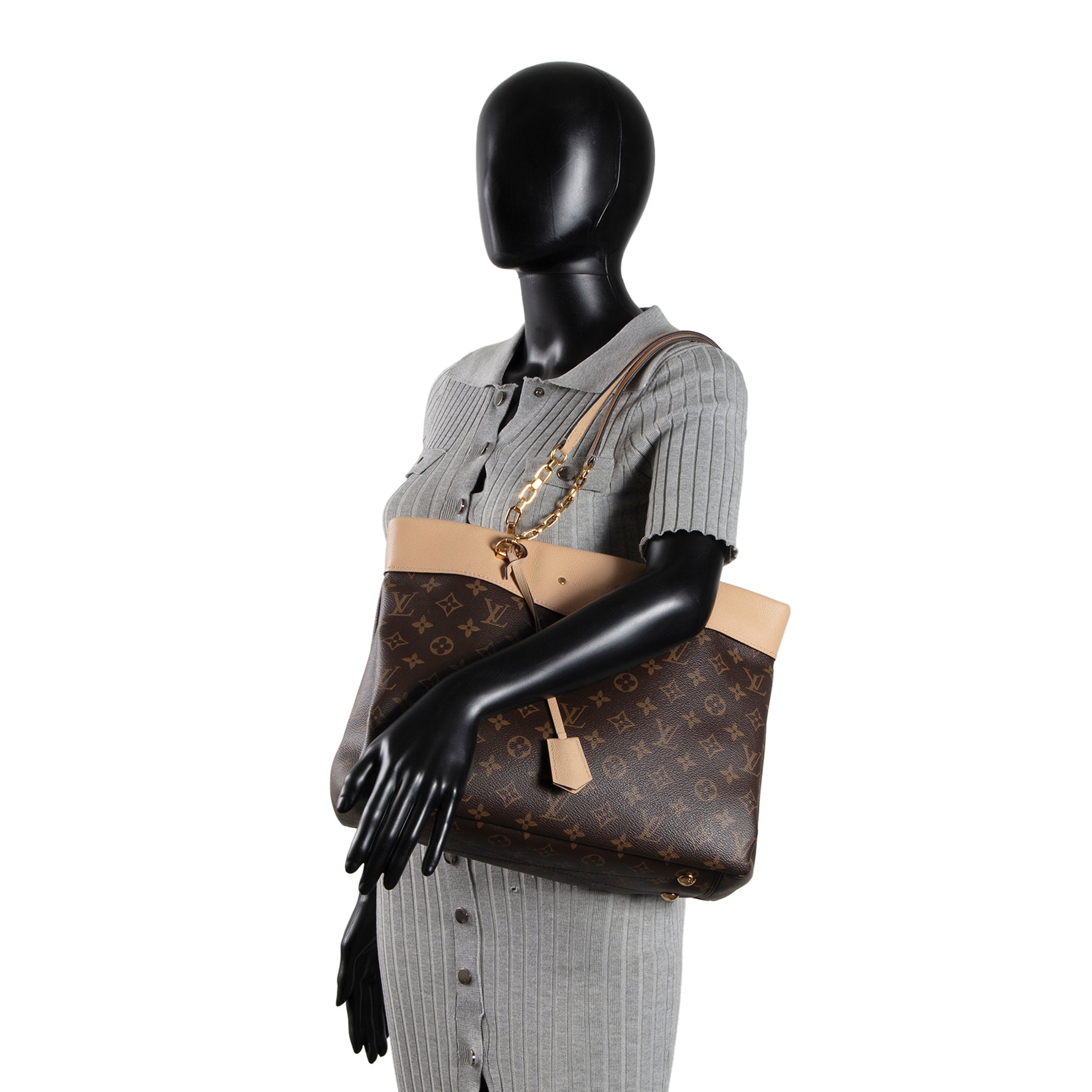 LOUIS VUITTON Monogram Pallas Shopper Tote