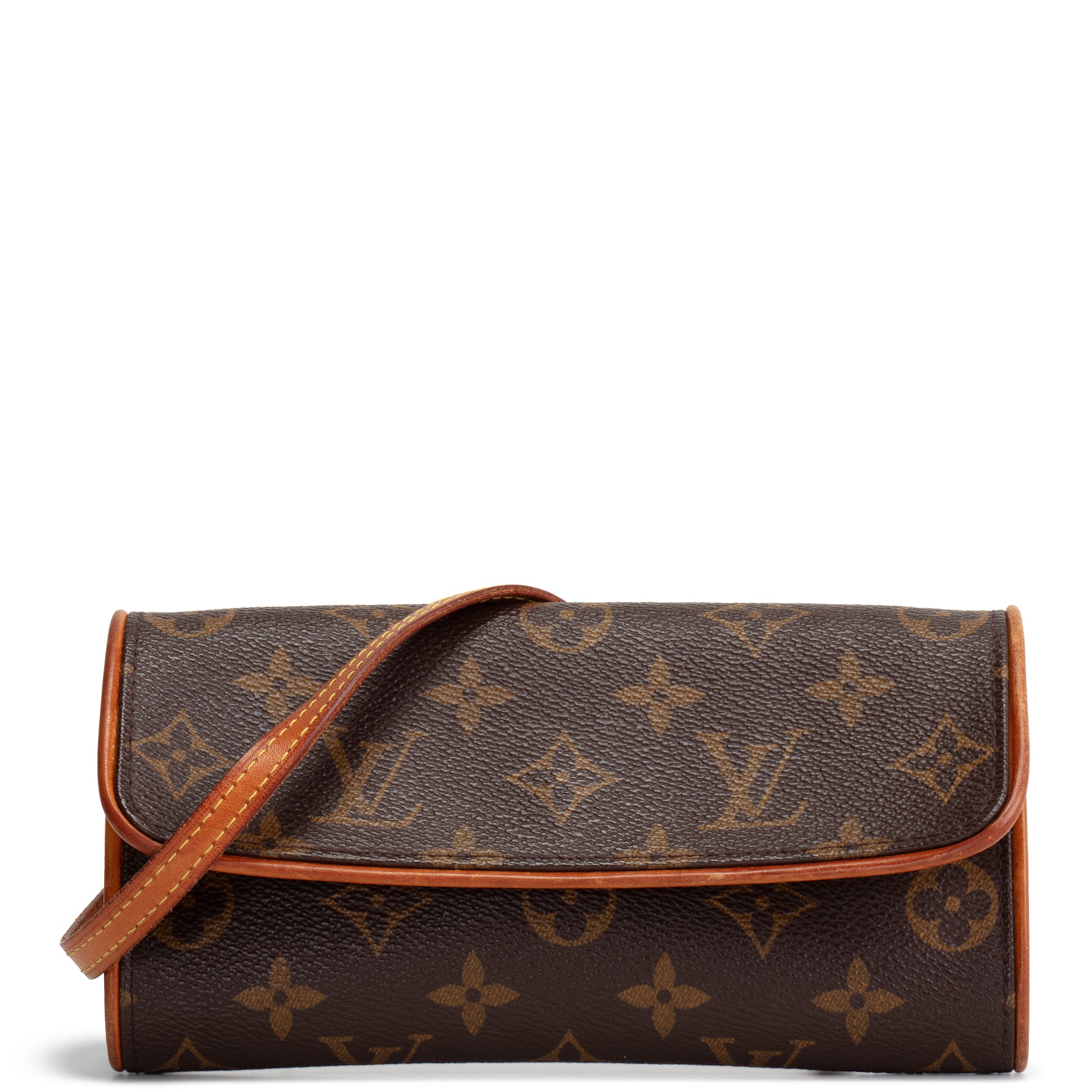LOUIS VUITTON Vintage Monogram Pochette Florentine Crossbody Bag