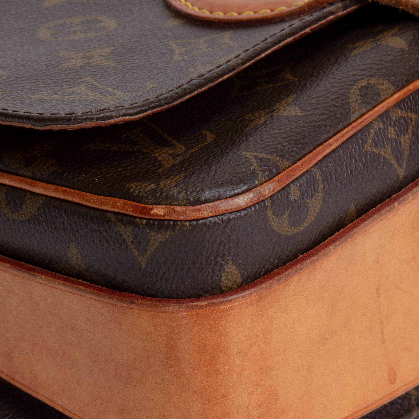 LOUIS VUITTON Vintage Monogram Cartouchiere Shoulder Bag - OUTLET FINAL SALE