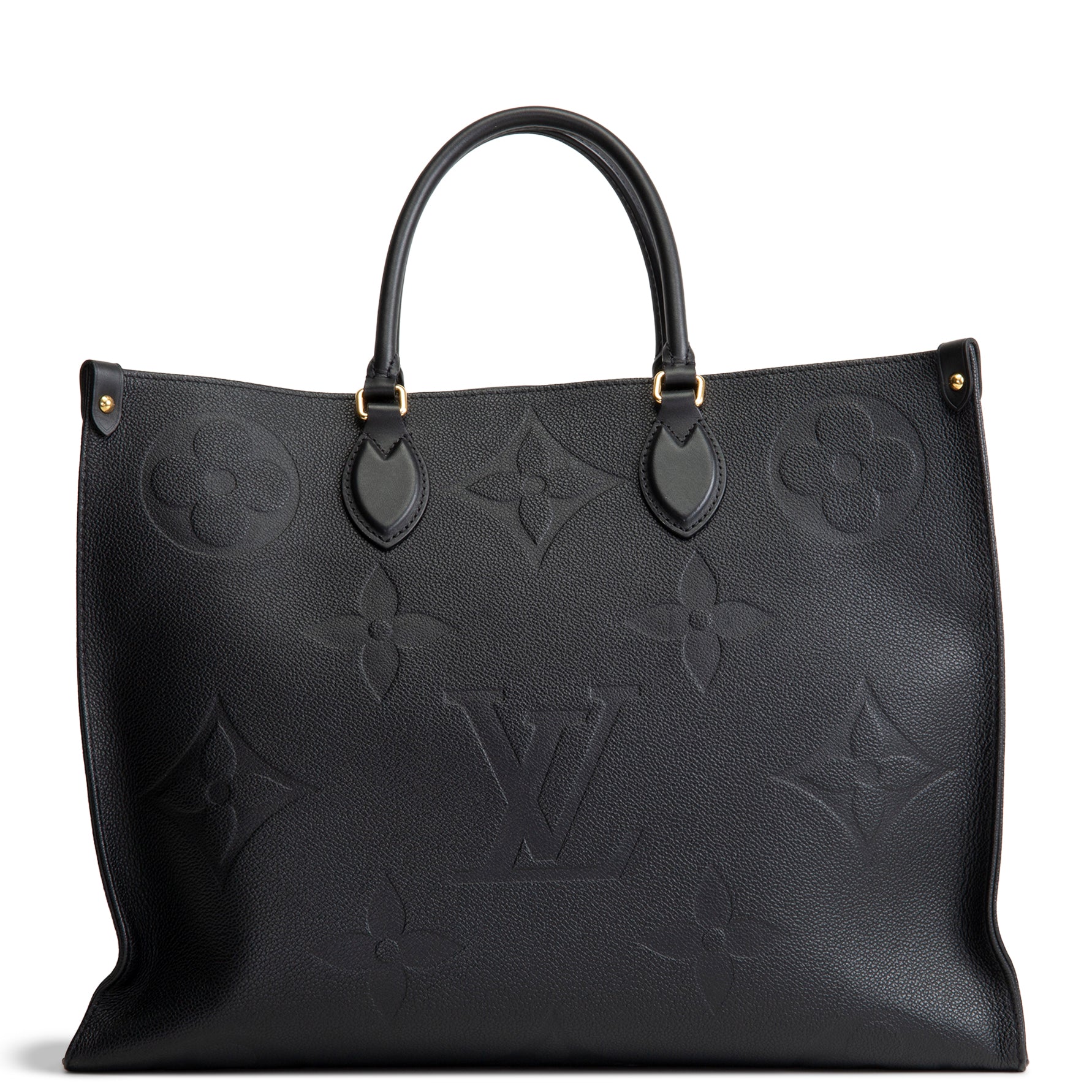 LOUIS VUITTON Giant Monogram Empreinte OnTheGo GM - Black OUTLET FINAL SALE