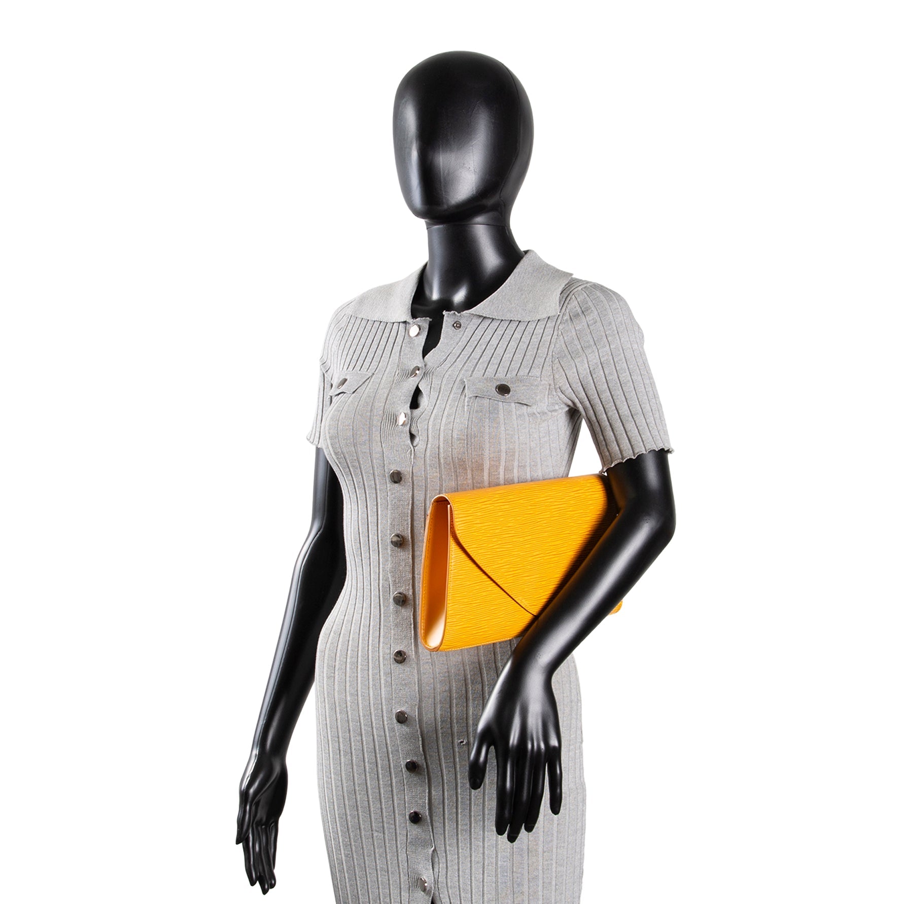LOUIS VUITTGON Vintage Epi Leather Pochette Art Deco
