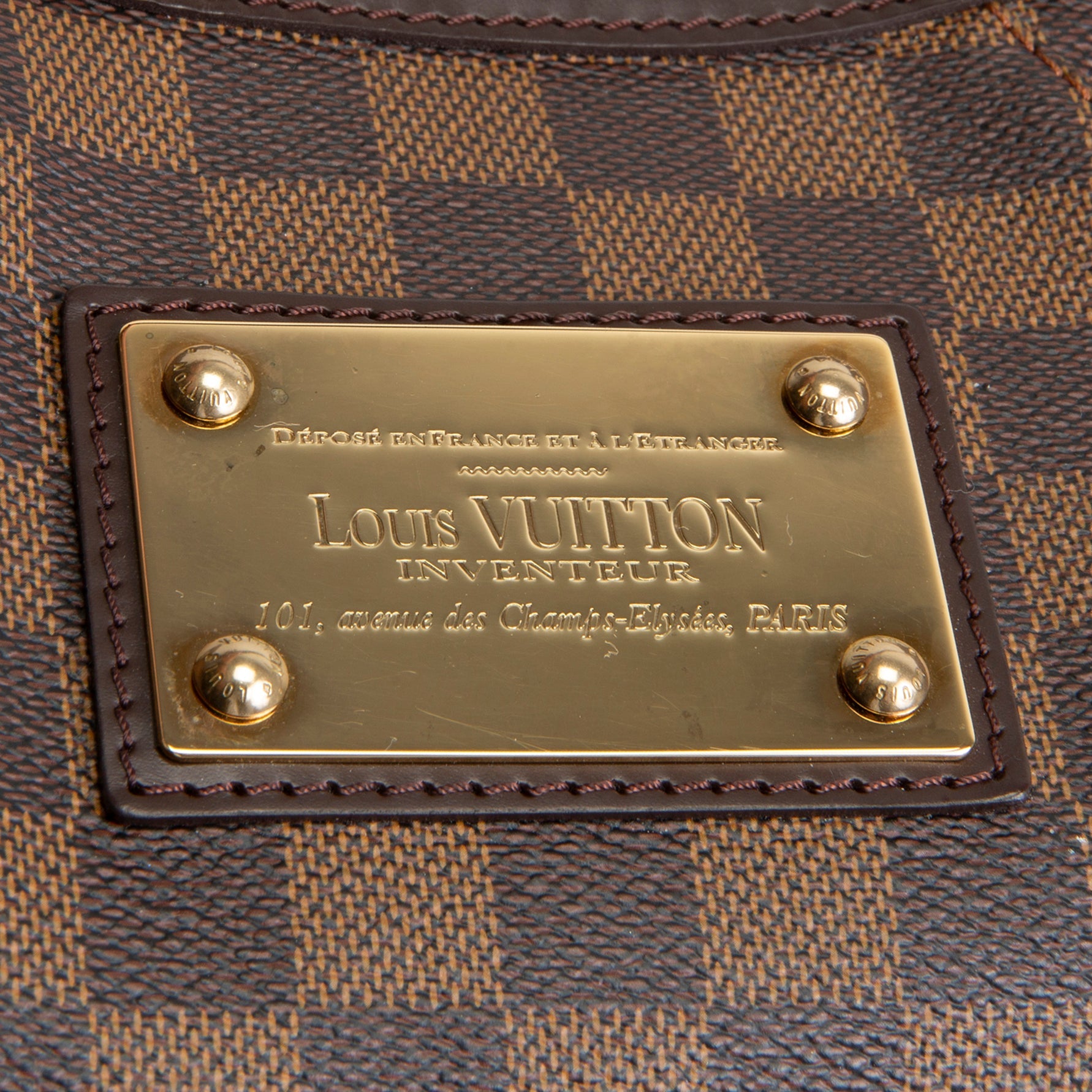 LOUIS VUITTON Damier Ebene Thames GM