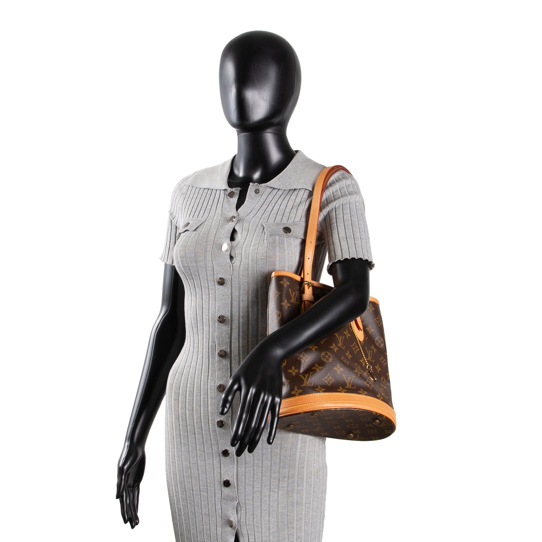 LOUIS VUITTON Vintage Marias Monogram Bucket Bag