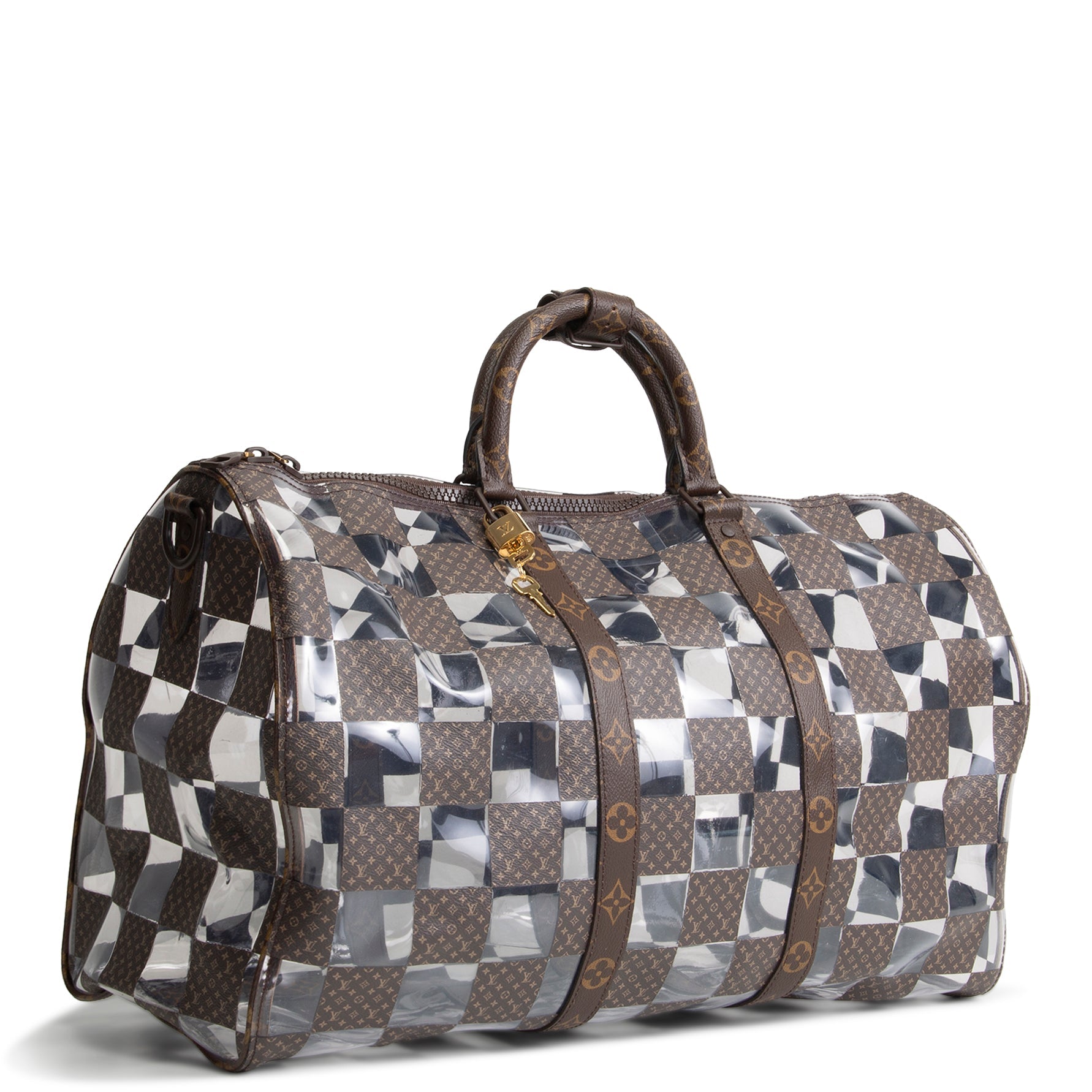 LOUIS VUITTON Chess Keepall Bandouliere 50