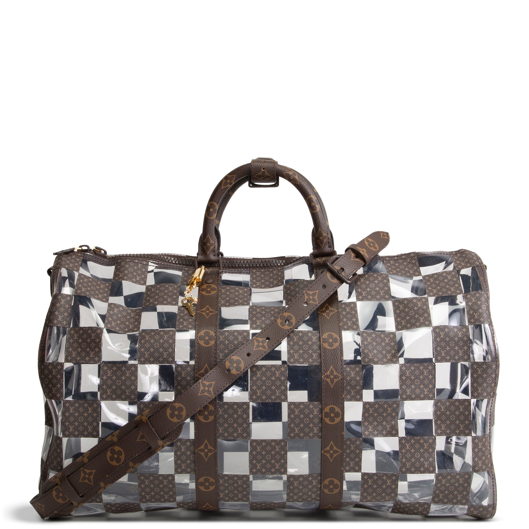 LOUIS VUITTON Chess Keepall Bandouliere 50