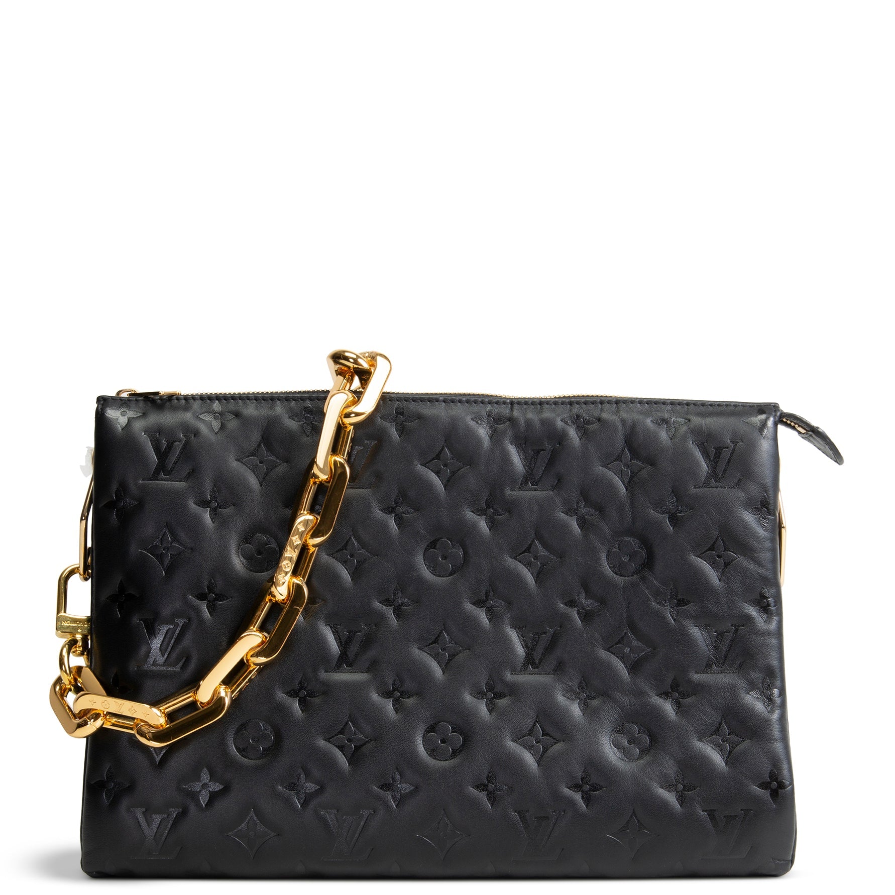 LOUIS VUITTON Monogram Coussin MM - Black