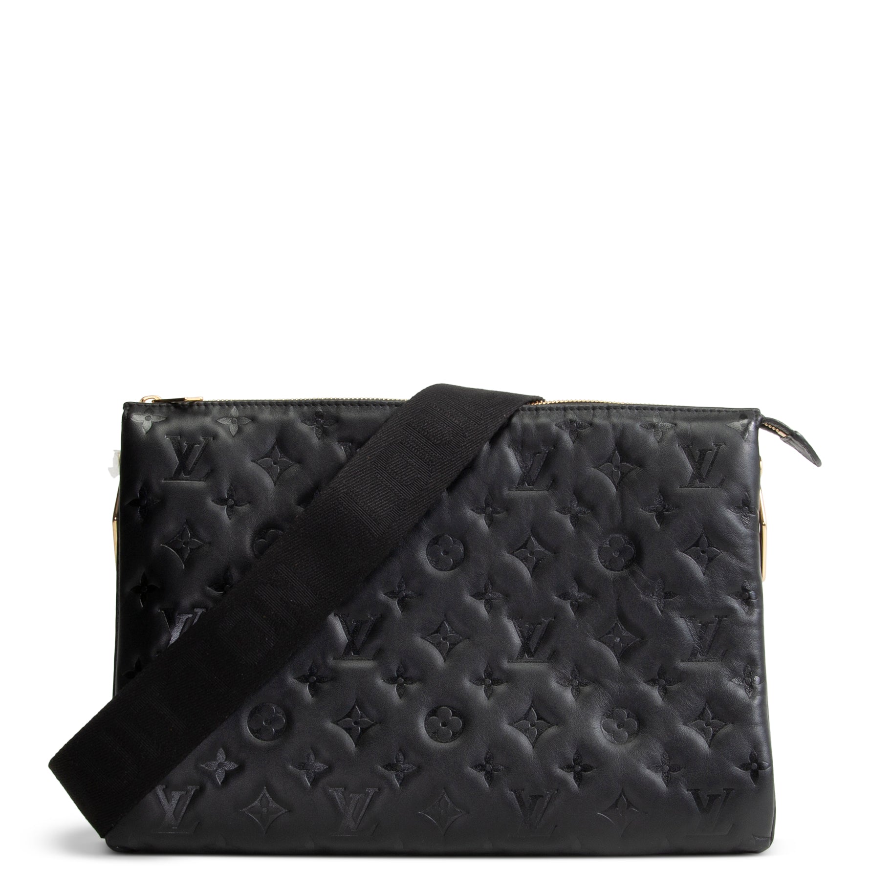 LOUIS VUITTON Monogram Coussin MM - Black