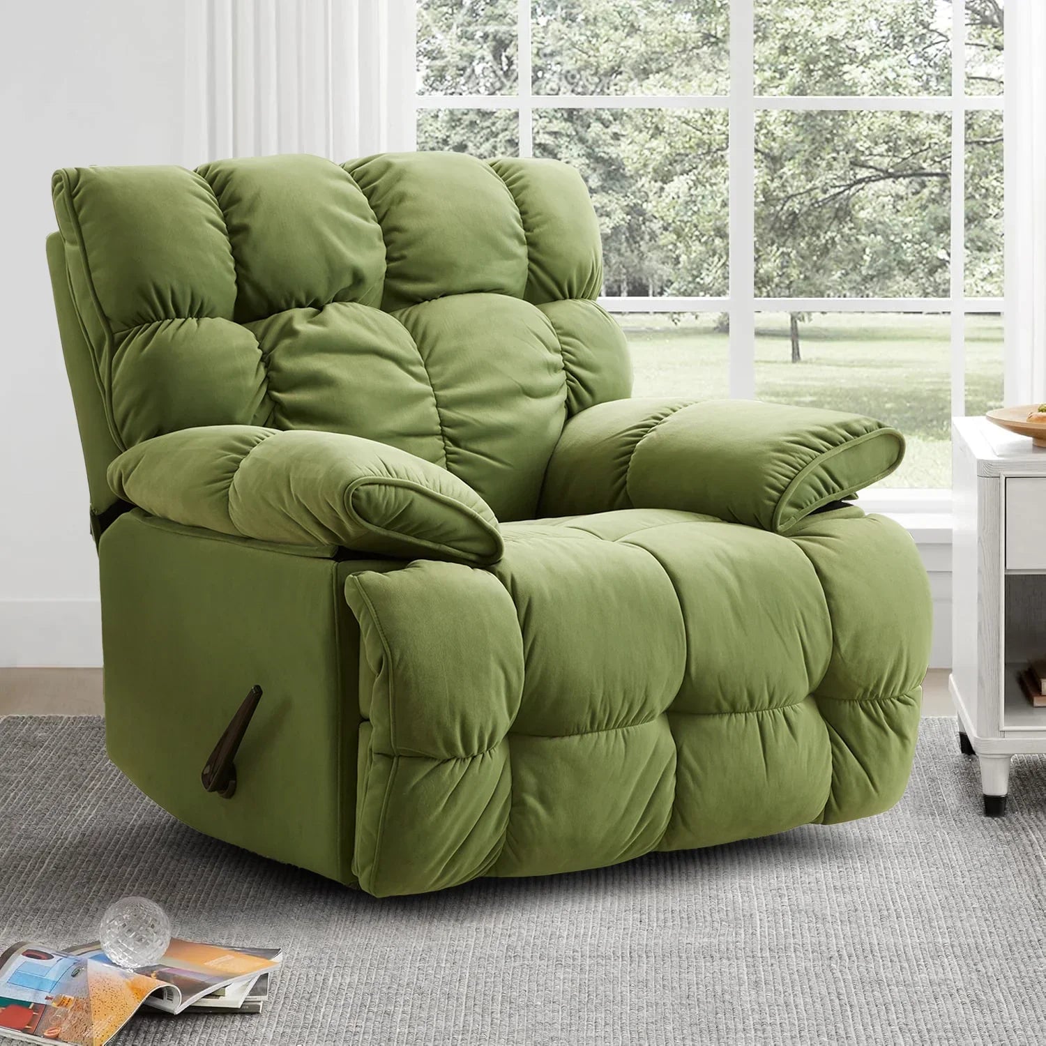 Oversized Rocking Recliner Chair