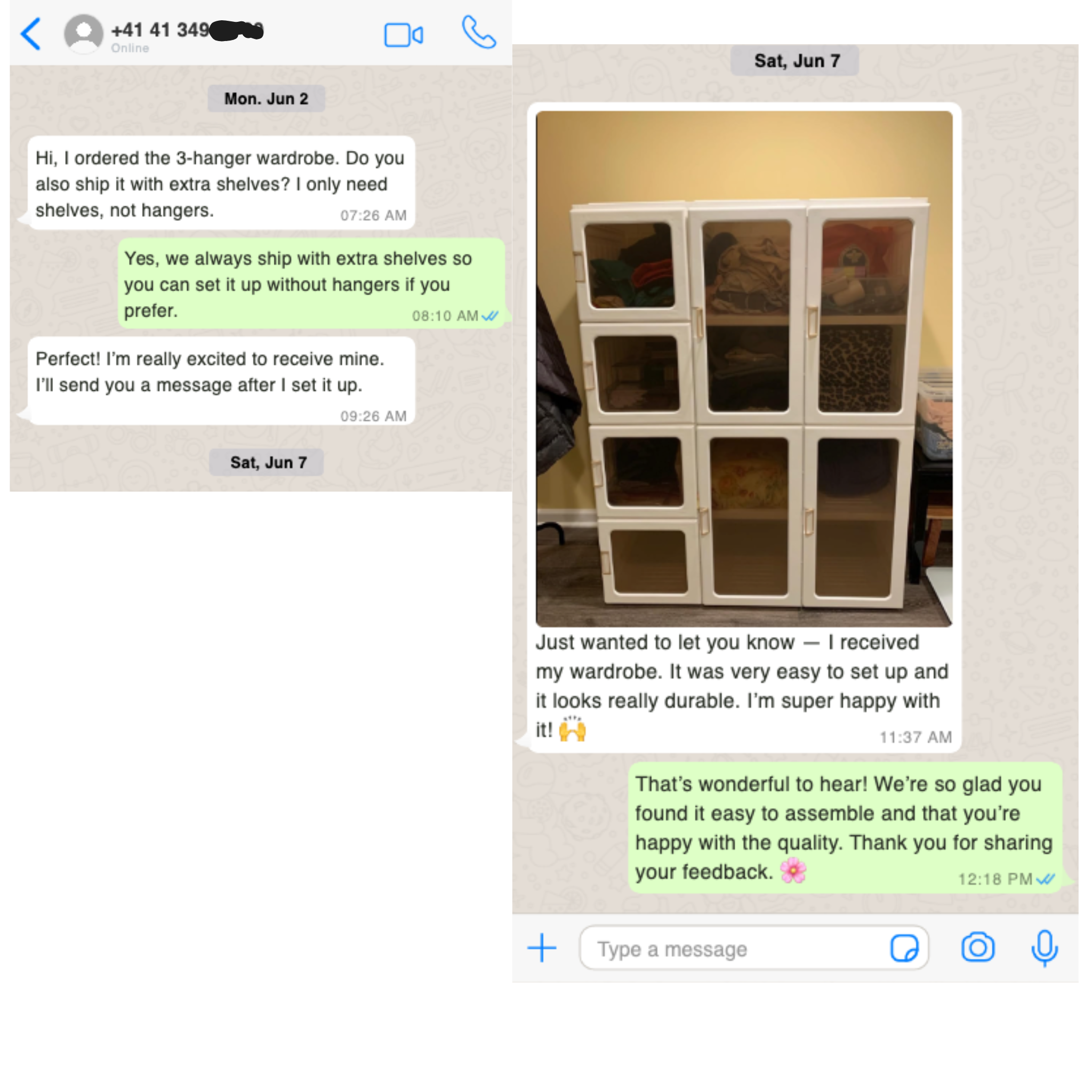 Portable Wardrobe Closet